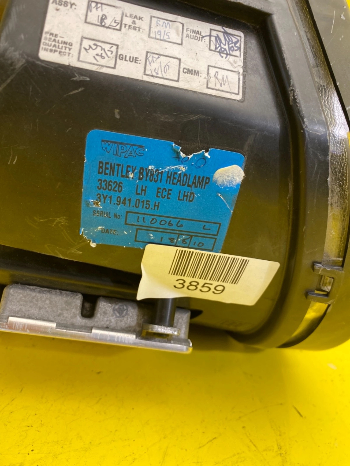 Projecteur GAUCHE BENTLEY MULSANNE 3Y1.941.015.H Autolamps 3 Projecteur GAUCHE BENTLEY MULSANNE 3Y1.941.015.H