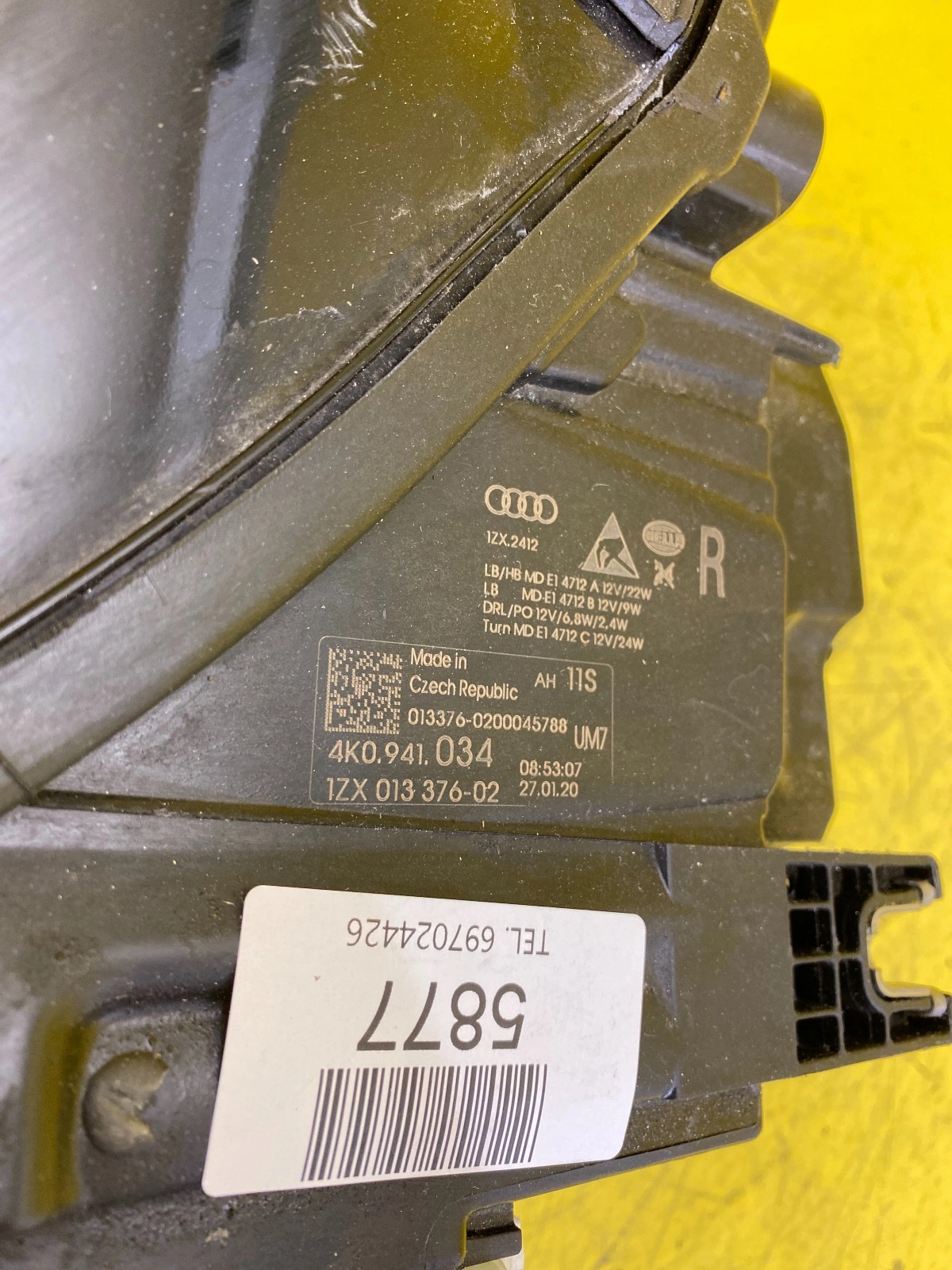 Phare droit Audi A6 C8 4K0 18+ Full Led Autolamps 2 Phare droit Audi A6 C8 4K0 18+ Full Led