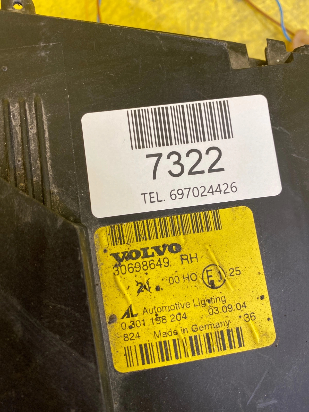 Phare droit Volvo S40 V50 LIFT 07-12 Autolamps 2 Phare droit Volvo S40 V50 LIFT 07-12