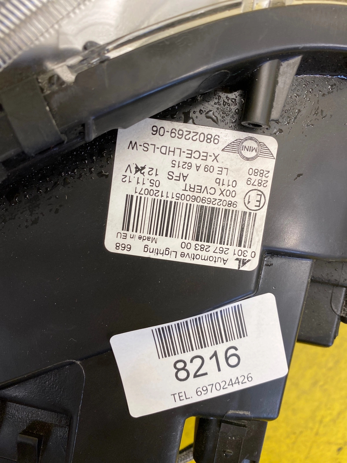 Phare gauche Mini Countryman R60 Xenon Autolamps 2 Phare gauche Mini Countryman R60 Xenon