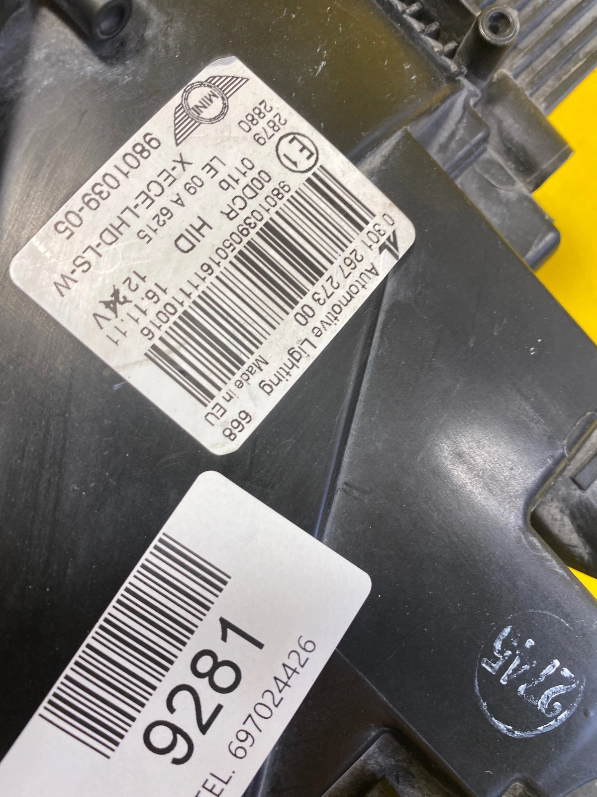 Phare gauche Mini Countryman R60 Xenon Autolamps 2 Phare gauche Mini Countryman R60 Xenon