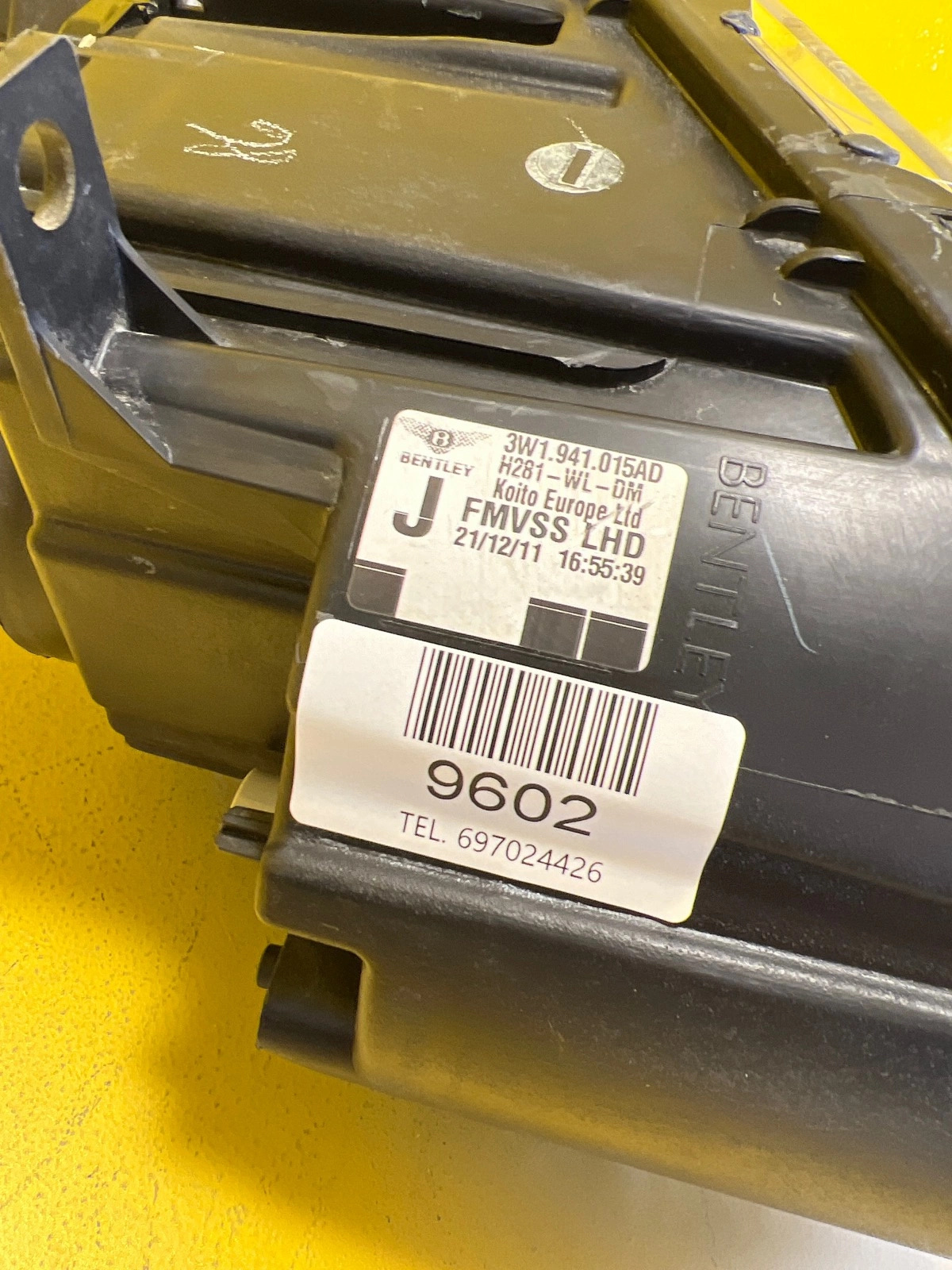 Projecteur GAUCHE Bentley GT/GTC Supersports Autolamps 2 Projecteur GAUCHE Bentley GT/GTC Supersports