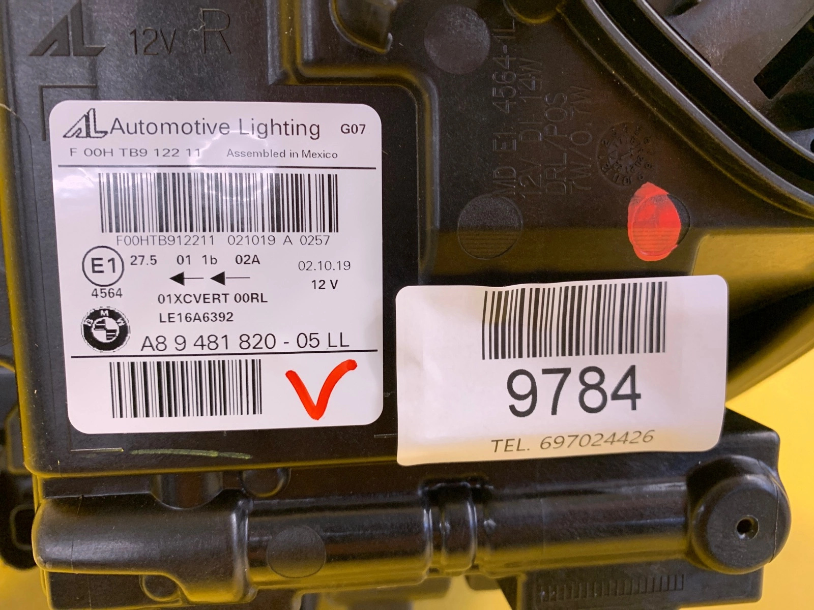Phare droit BMW X7 G07 FULL LED ADAPTIVE 9481820-05 Autolamps 2 Phare droit BMW X7 G07 FULL LED ADAPTIVE 9481820-05
