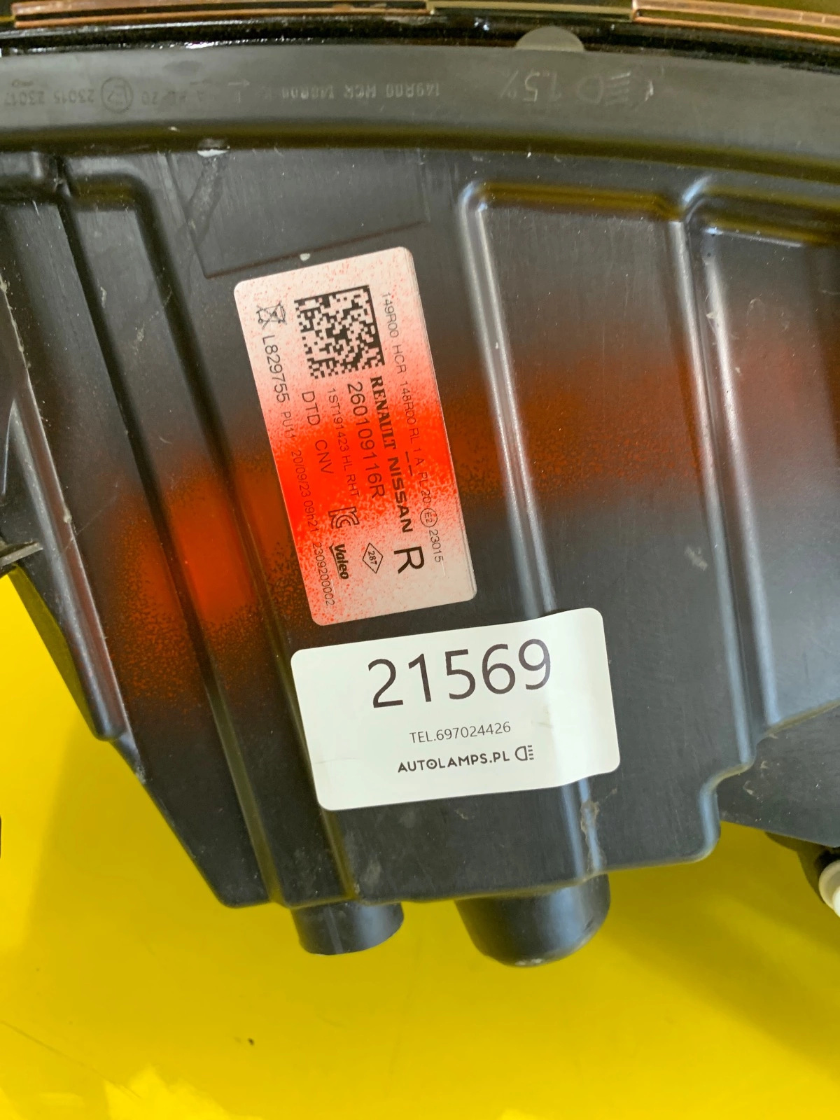 Phare droit Renault Master IV Nissan Interstar III 2023 260109116R Autolamps 2 Phare droit Renault Master IV Nissan Interstar III 2023 260109116R
