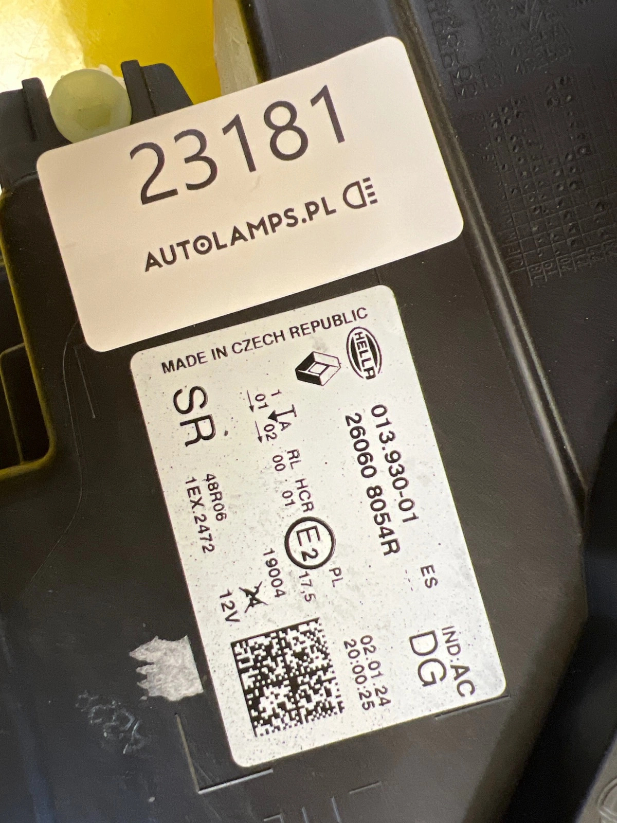 Phare avant gauche Renault Captur II Full Led 260608054R Autolamps 2 Phare avant gauche Renault Captur II Full Led 260608054R