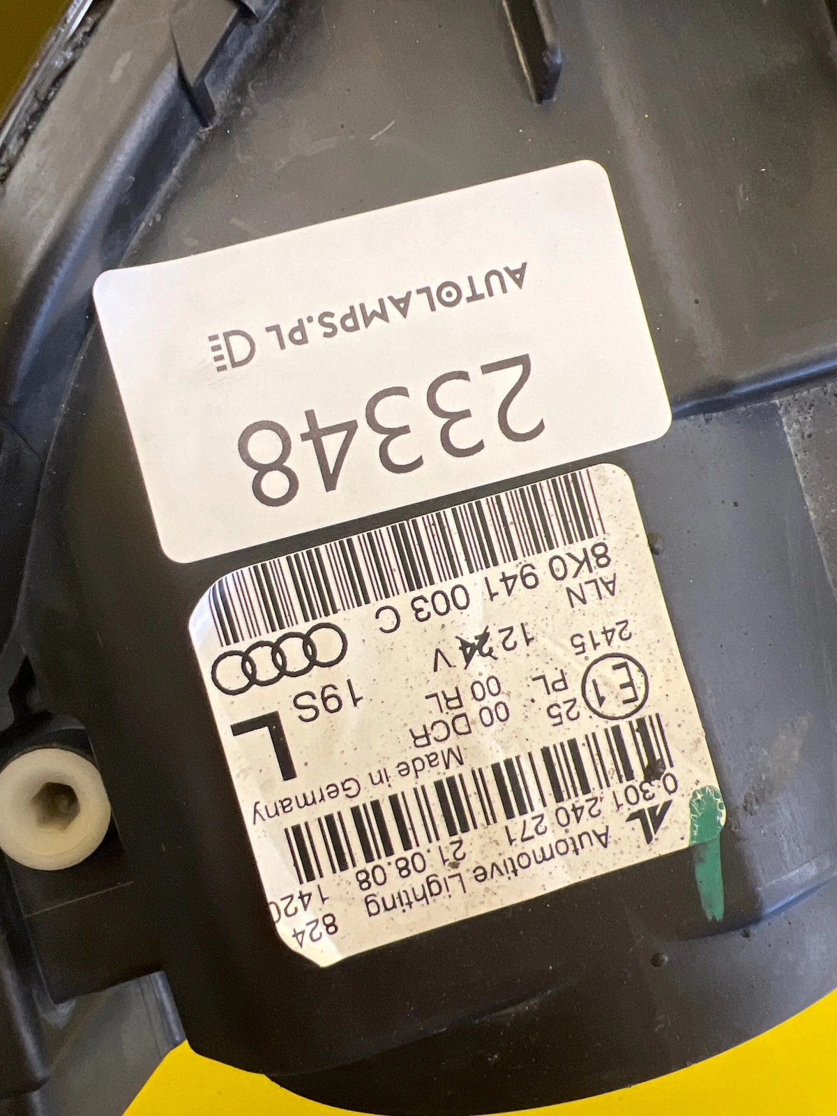 Phare gauche Audi A4 B8 8K0 Xenon non tournant 8K0941003C Autolamps 2 Phare gauche Audi A4 B8 8K0 Xenon non tournant 8K0941003C