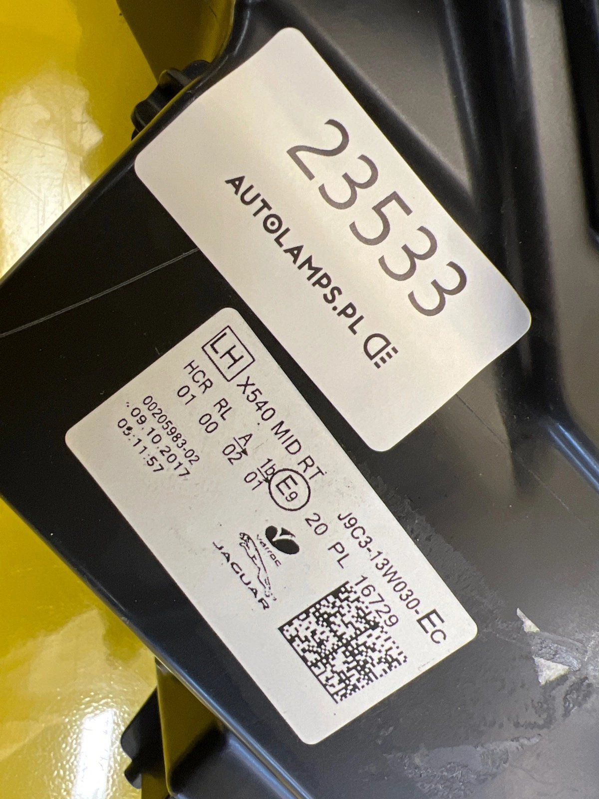 Phare gauche Jaguar E-Pace X540 Mid Led J9C3-13W030-EC Autolamps 2 Phare gauche Jaguar E-Pace X540 Mid Led J9C3-13W030-EC