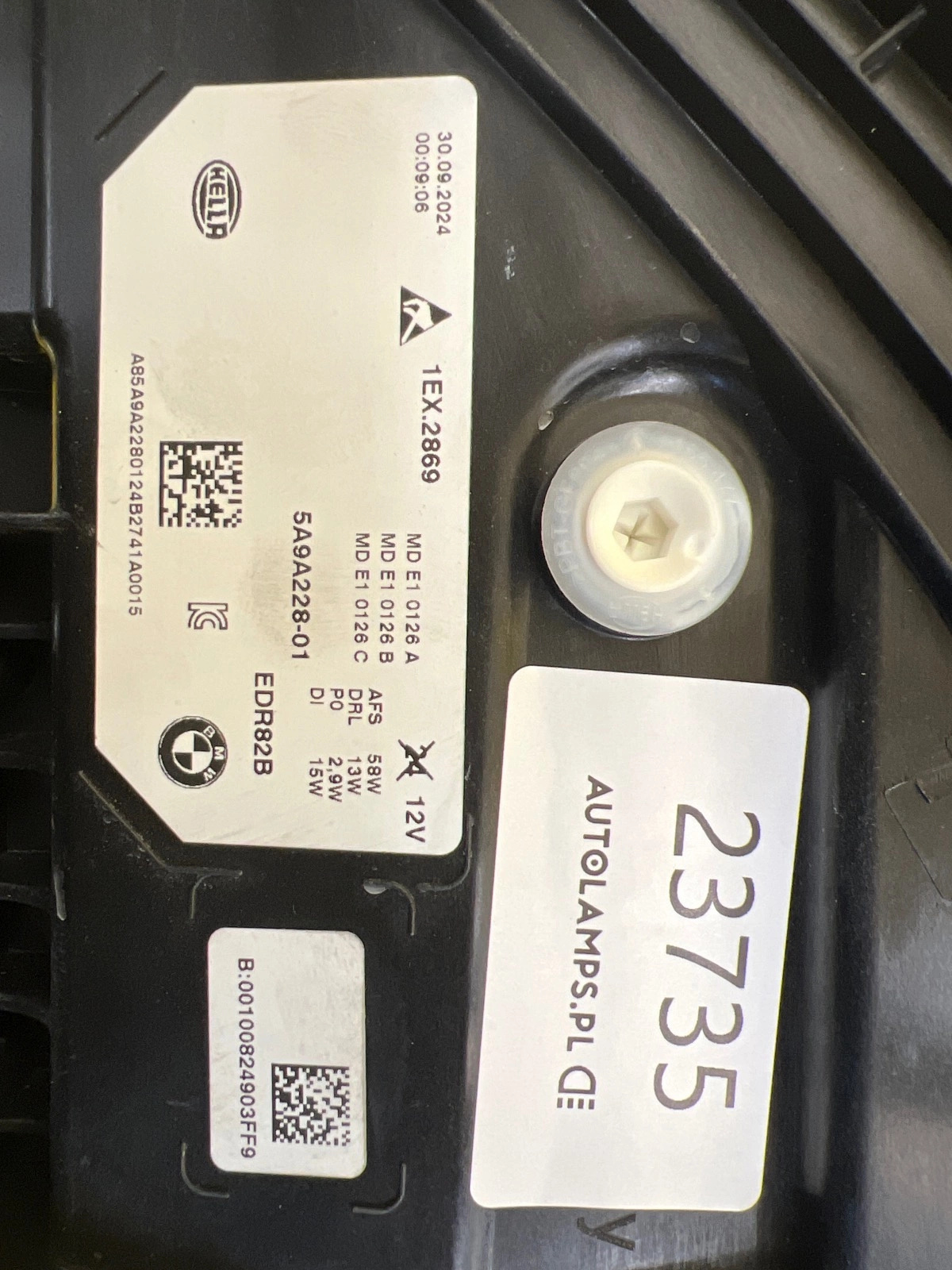 Phare droit BMW X1 U11 22- Full Led 5A9A228-01 Autolamps 2 Phare droit BMW X1 U11 22- Full Led 5A9A228-01