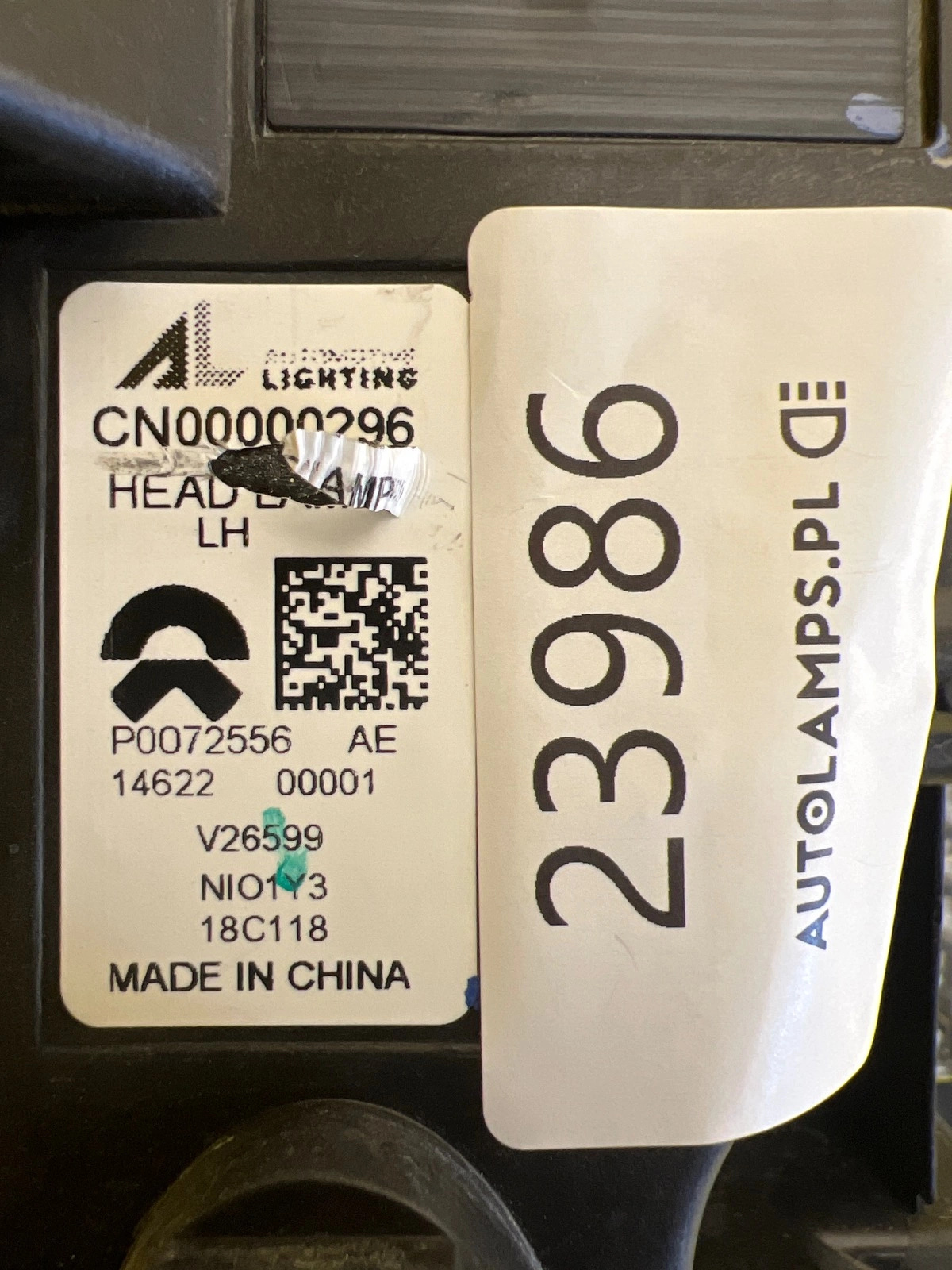 Phare avant gauche Nio ES8 Full Led CN000000296 Autolamps 2 Phare avant gauche Nio ES8 Full Led CN000000296