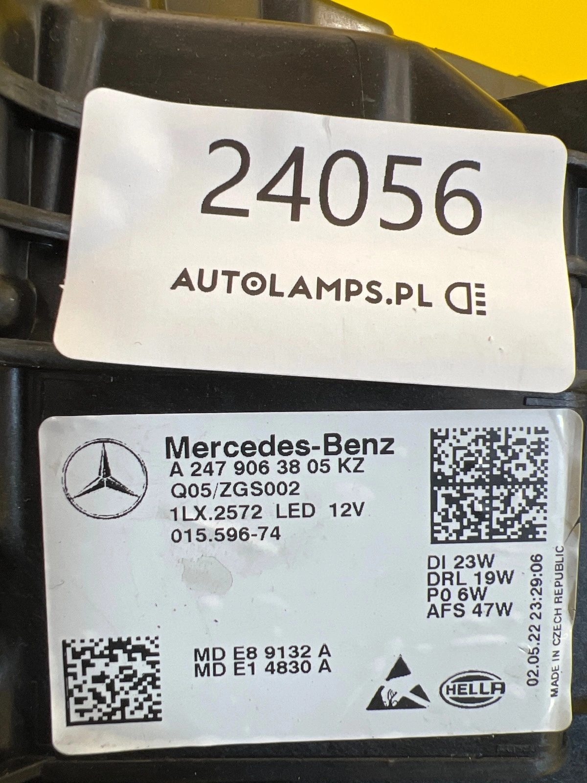 Phare droit Mercedes GLA H247 247 LED Haute Performance A2479063805 Autolamps 2 Phare droit Mercedes GLA H247 247 LED Haute Performance A2479063805