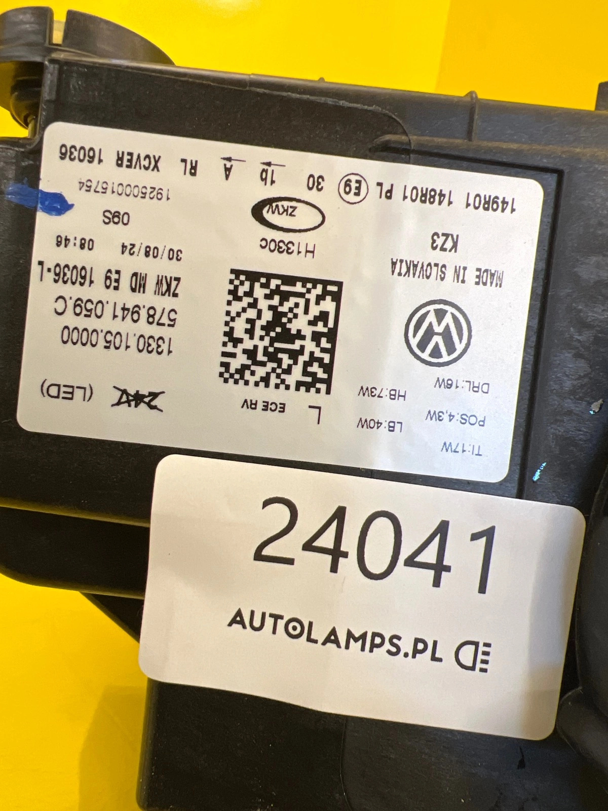 Phare gauche VW Terramar Full Led Matrix 578941059C Autolamps 3 Phare gauche VW Terramar Full Led Matrix 578941059C