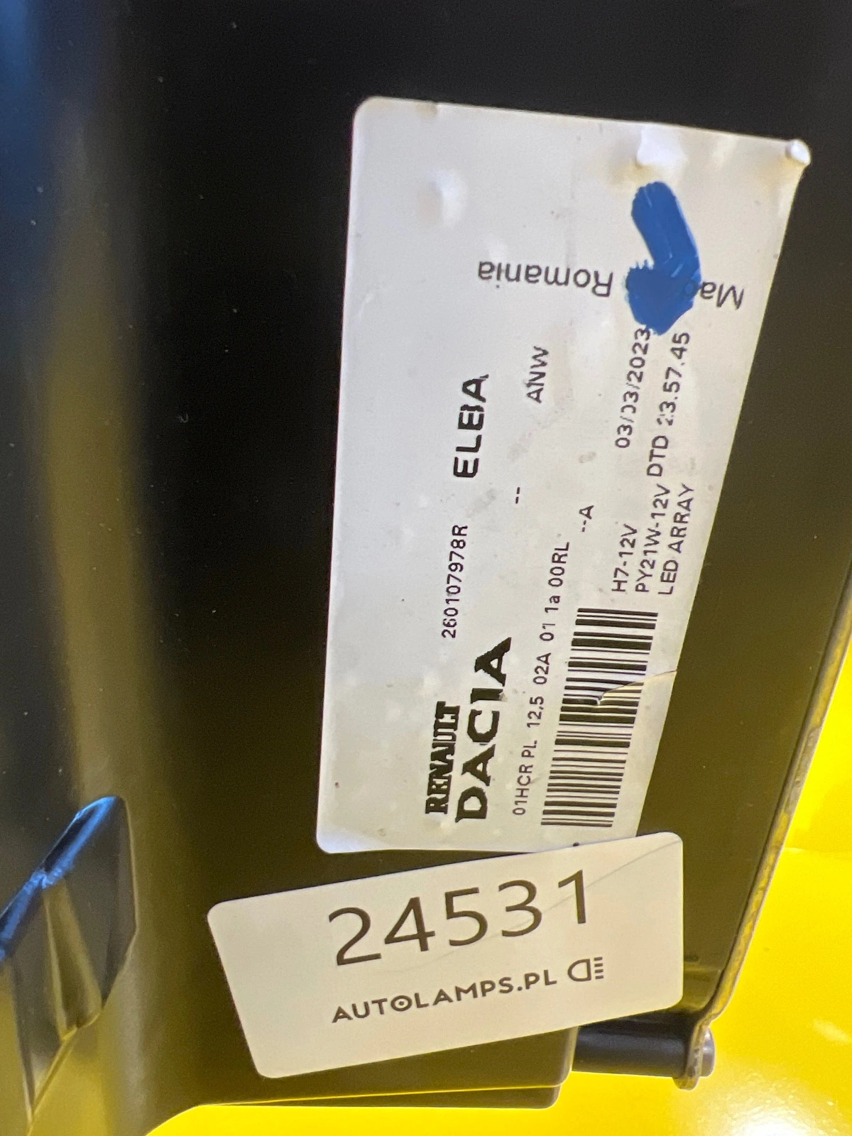 Phare droit Dacia Sandero III 20- FULL LED headlamp Autolamps 2 Phare droit Dacia Sandero III 20- FULL LED headlamp