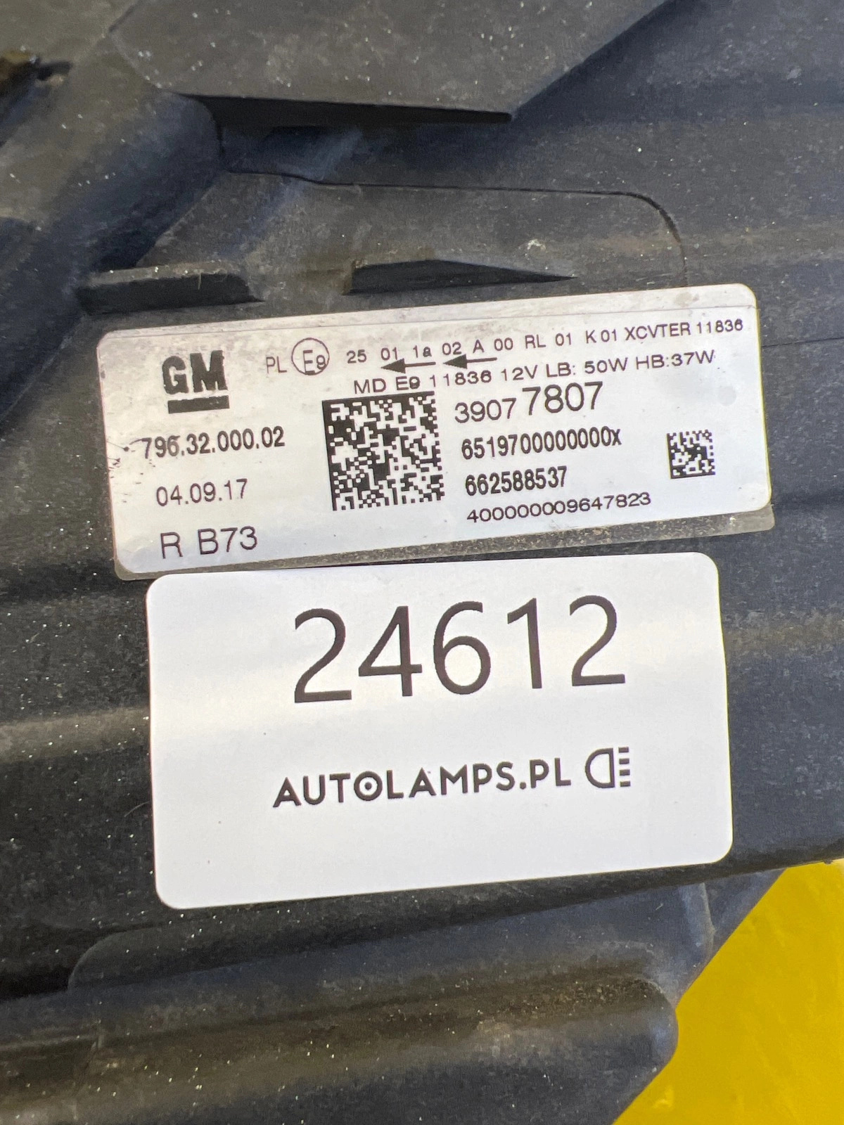 Phare avant droit Opel Astra K Full Led 39077807 Autolamps 2 Phare avant droit Opel Astra K Full Led 39077807