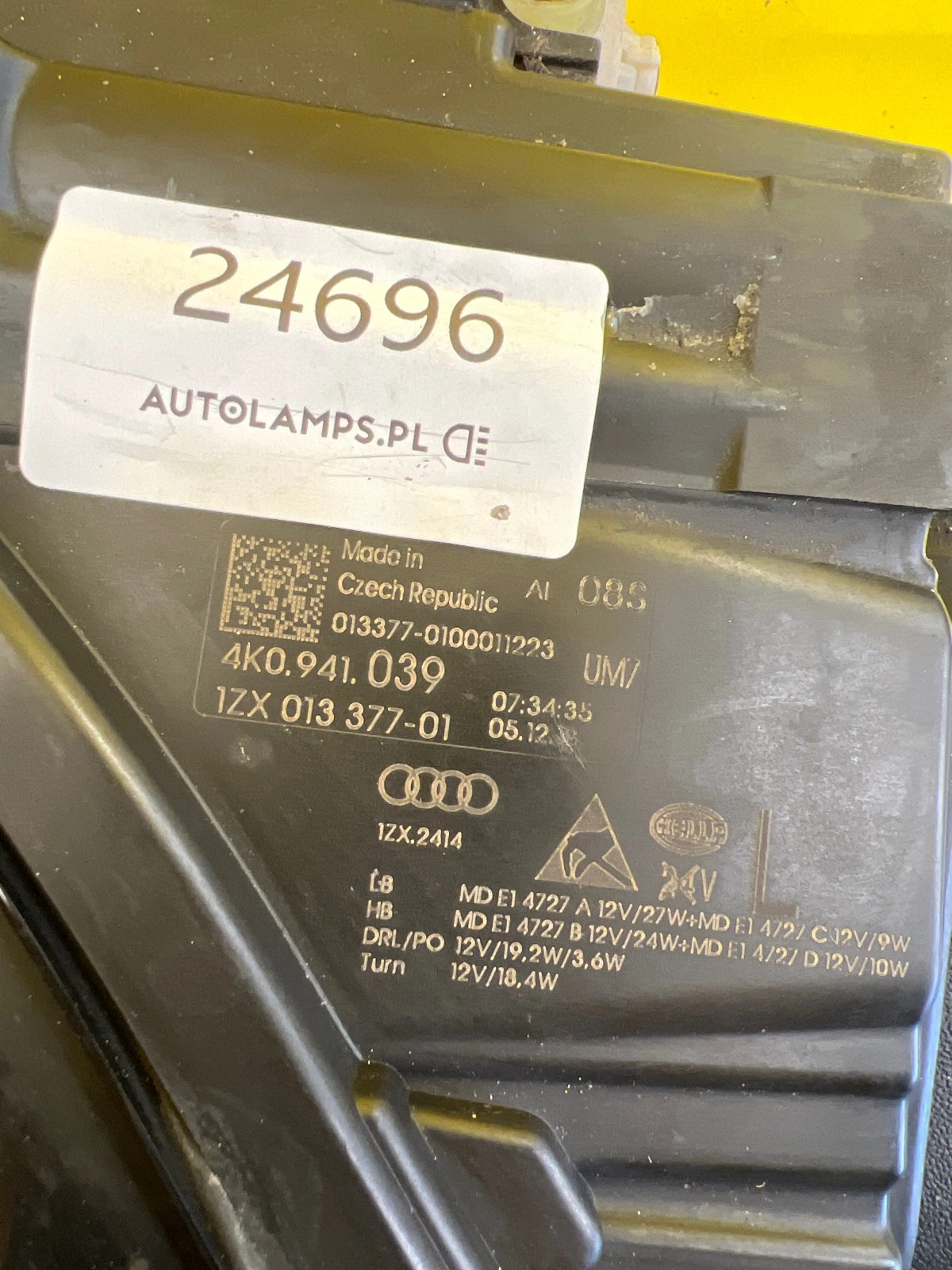 Phare gauche Audi A6 C8 4K Full Led 4K0941039 Autolamps 2 Phare gauche Audi A6 C8 4K Full Led 4K0941039