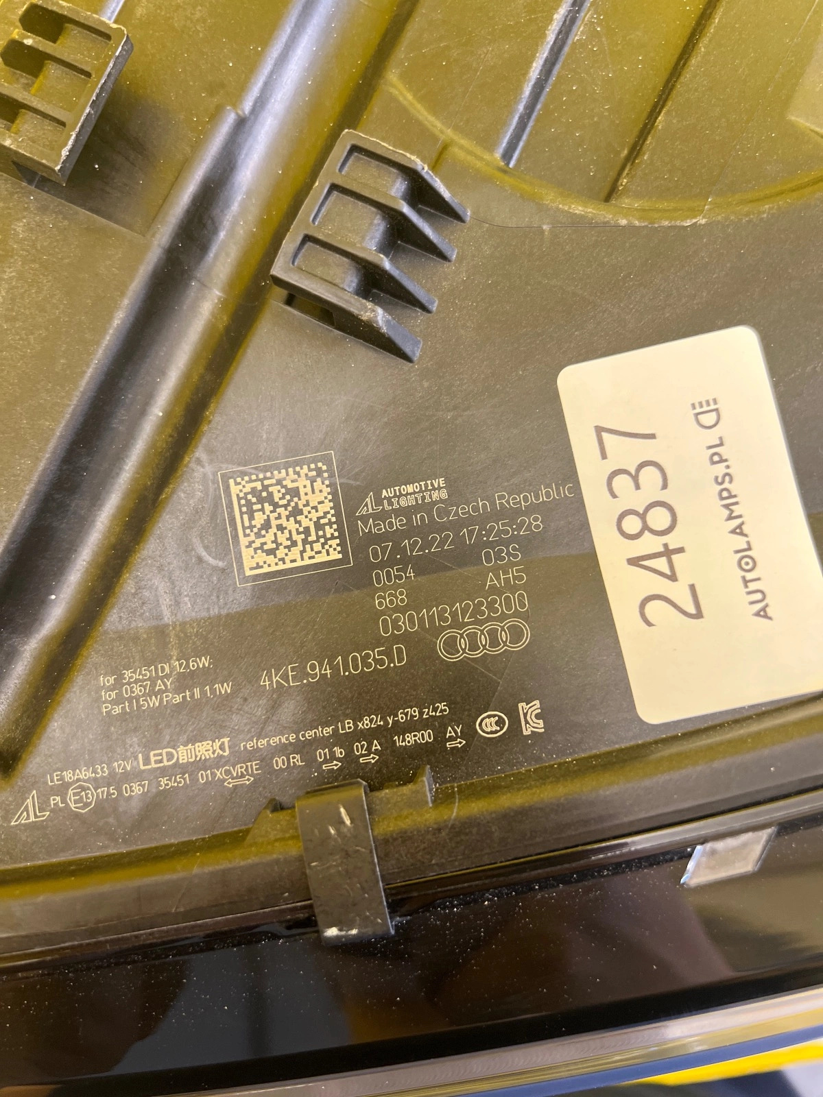 Phare gauche Audi E-Tron 4KE Digital Matrix 4KE941035D Autolamps 2 Phare gauche Audi E-Tron 4KE Digital Matrix 4KE941035D