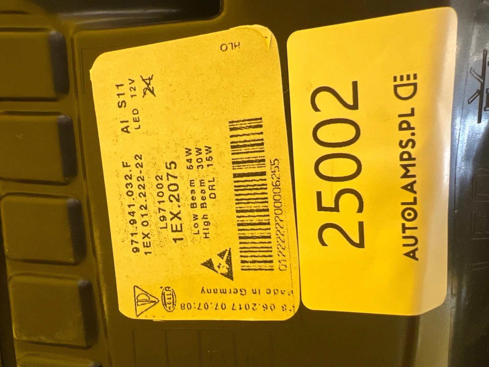 Phare droit Porsche Panamera II 971 Full Led 971941032F Autolamps 4 Phare droit Porsche Panamera II 971 Full Led 971941032F