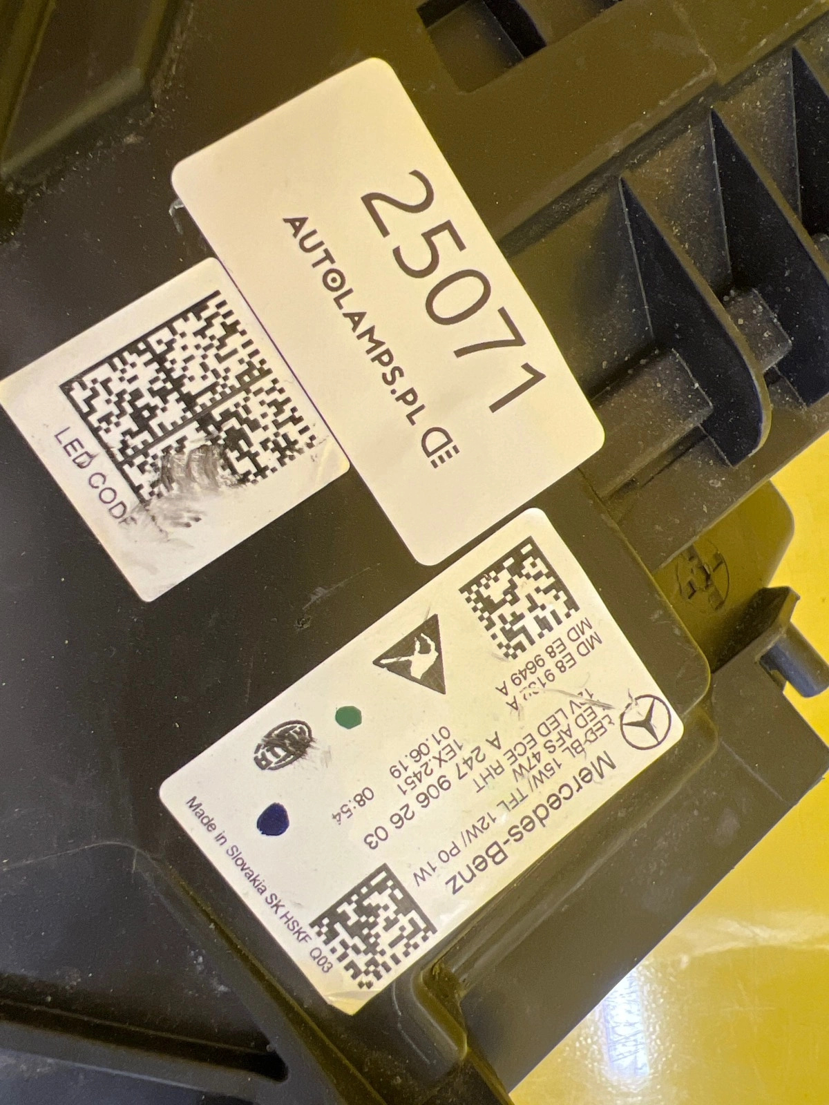 Phare droit Mercedes Classe B W247 Lift Full Led A2479062603 Autolamps 2 Phare droit Mercedes Classe B W247 Lift Full Led A2479062603