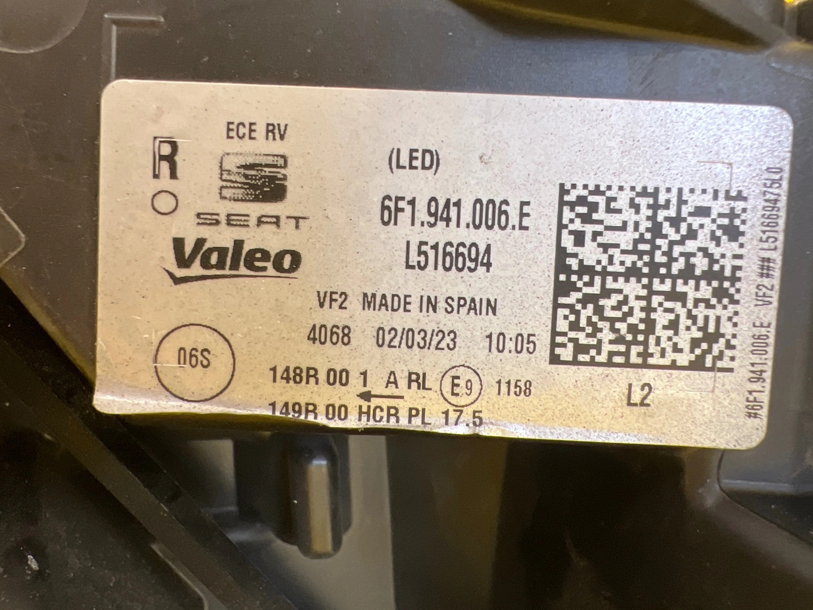 Phare droit Seat Ibiza 5 V 6F1 Lift 21- Full Led 6F1941006E Autolamps 3 Phare droit Seat Ibiza 5 V 6F1 Lift 21- Full Led 6F1941006E