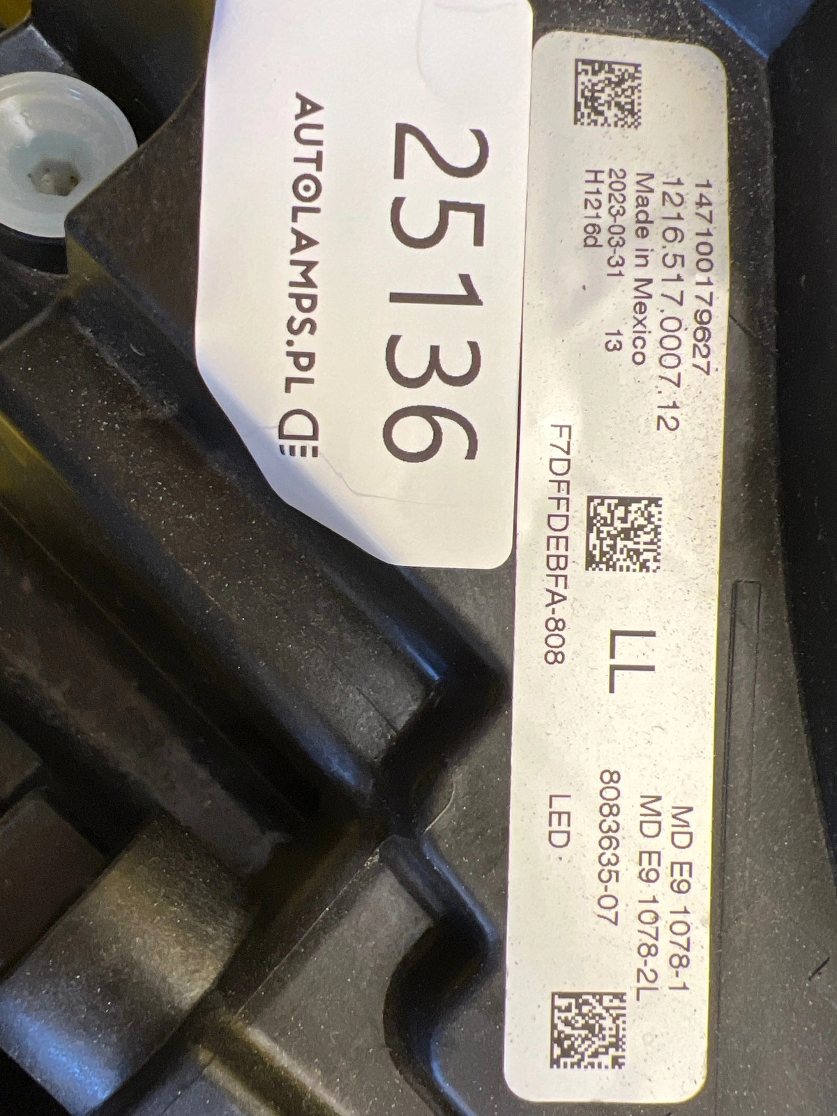 Phare Gauche BMW 2 Coupe G42 Full Led 8083635-07 Autolamps 2 Phare Gauche BMW 2 Coupe G42 Full Led 8083635-07