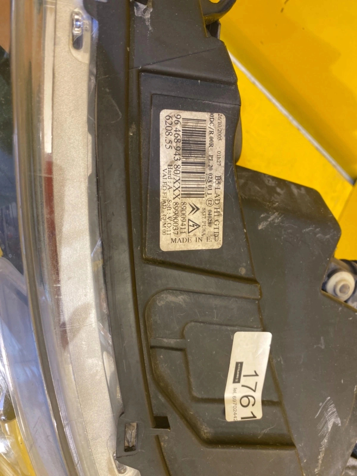 Phare CITROEN C5 LIFT 06r XENON GAUCHE 89009411 89900037 Autolamps 2 Phare CITROEN C5 LIFT 06r XENON GAUCHE 89009411 89900037