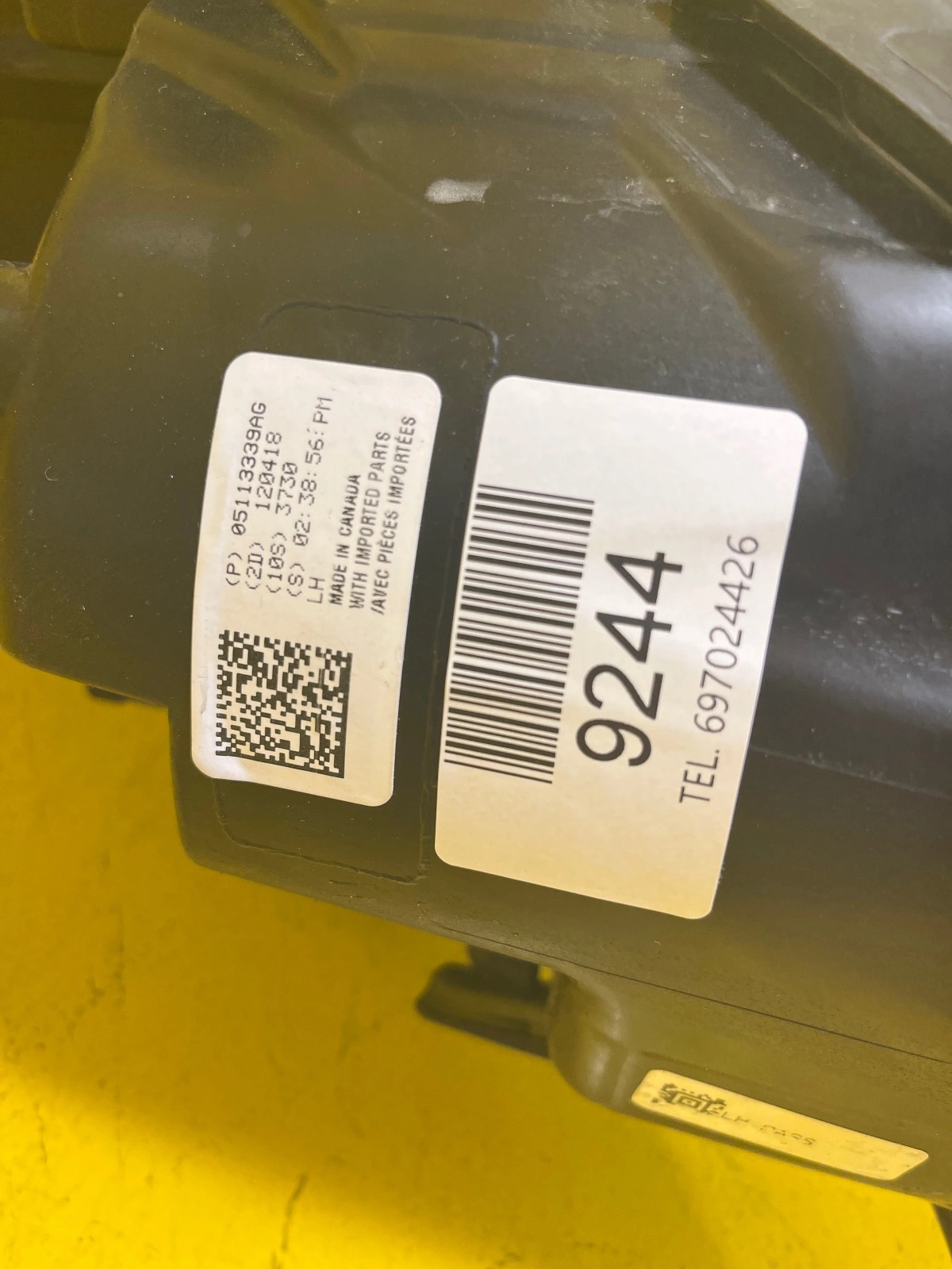 Réflecteur Lampe Gauche CHRYSLER VOYAGER V 08-11 05113339AG Autolamps 2 Réflecteur Lampe Gauche CHRYSLER VOYAGER V 08-11 05113339AG