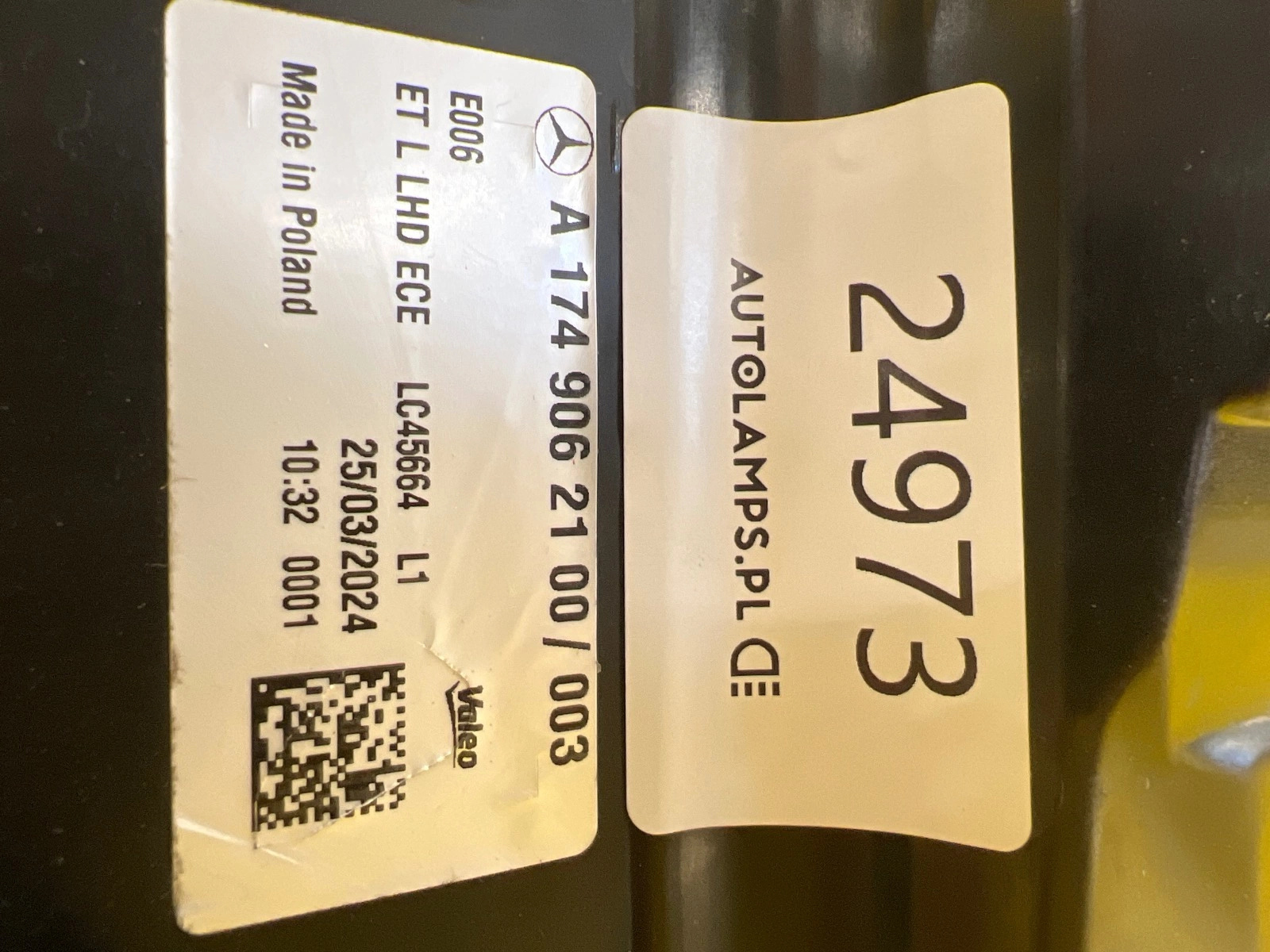 Phare droit Mercedes CLA III W174 C174 Multibeam Led A1749062100 Autolamps 2 Phare droit Mercedes CLA III W174 C174 Multibeam Led A1749062100