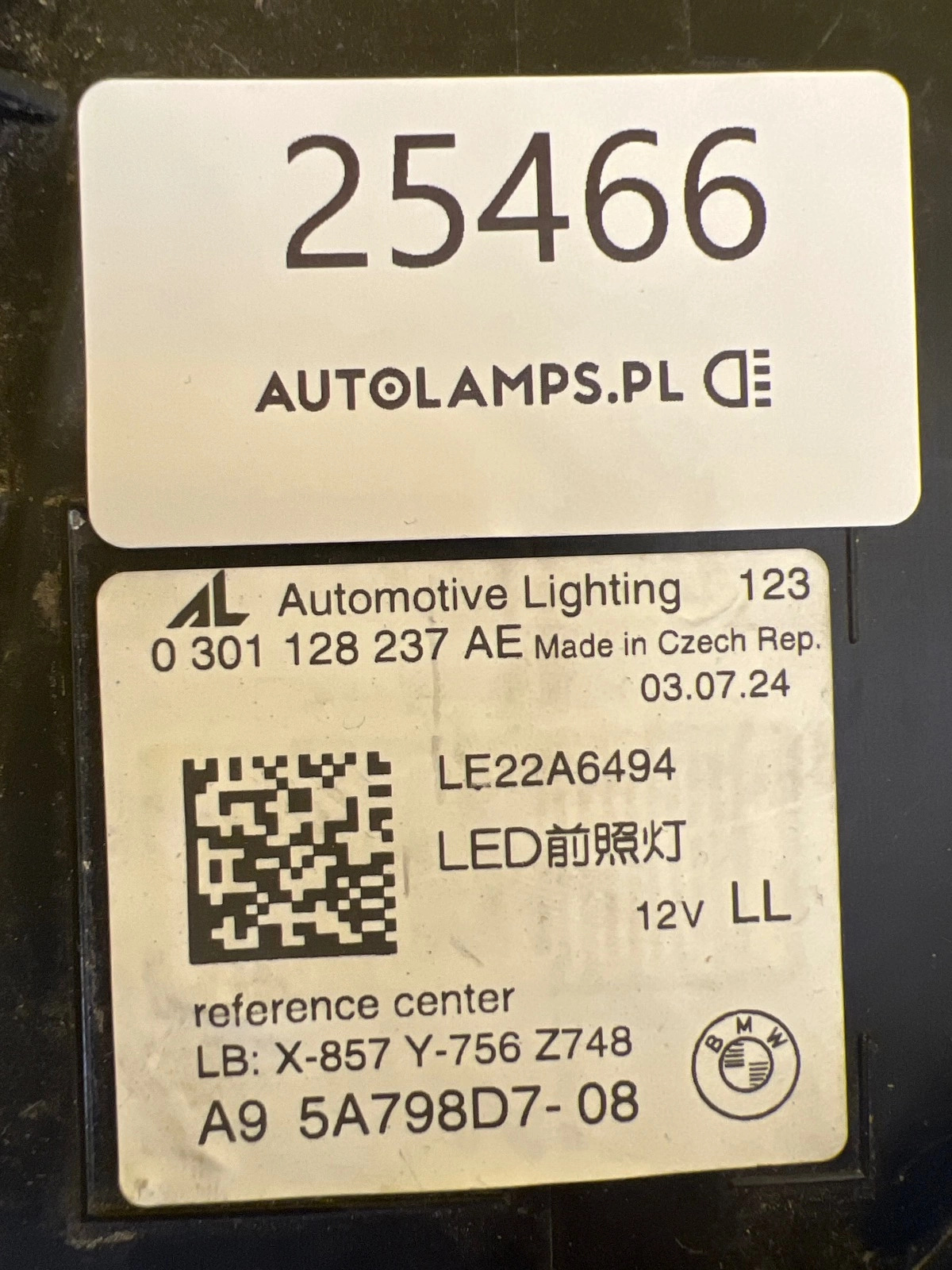 Phares Gauche BMW 5 G60 G61 Full Led Shadow Black Autolamps 2 Phares Gauche BMW 5 G60 G61 Full Led Shadow Black