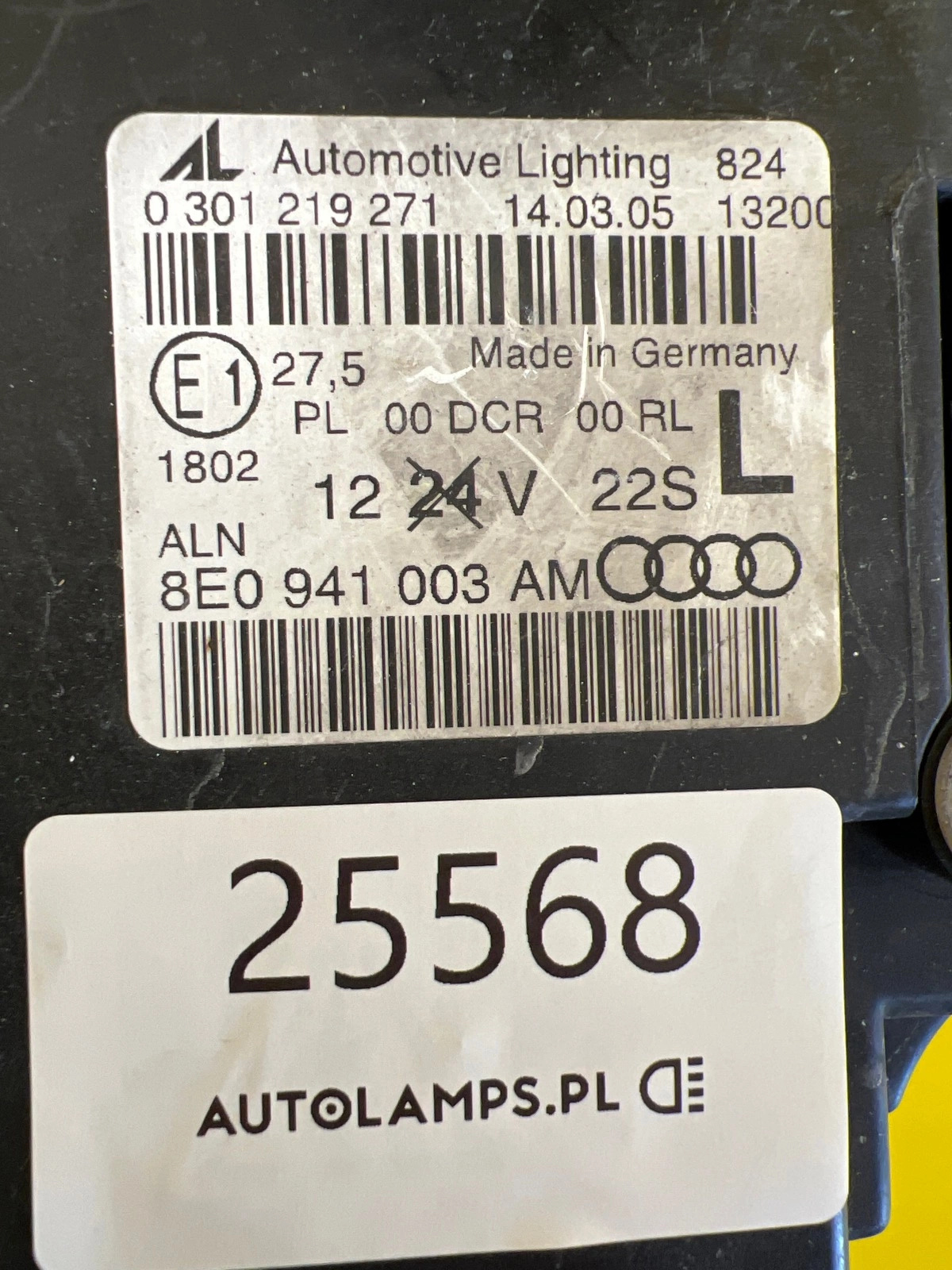 Phare avant gauche Audi A4 B7 05-08 Xenon 8E0941003AM Autolamps 2 Phare avant gauche Audi A4 B7 05-08 Xenon 8E0941003AM