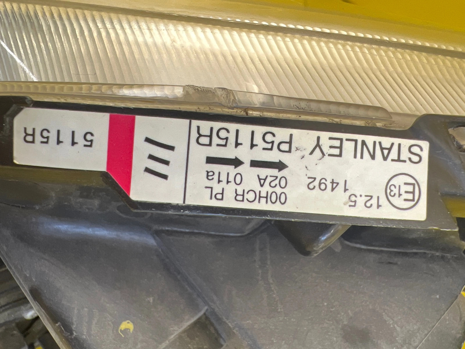 Phare avant droit Mazda 5 05-08 EU P5115R Autolamps 3 Phare avant droit Mazda 5 05-08 EU P5115R