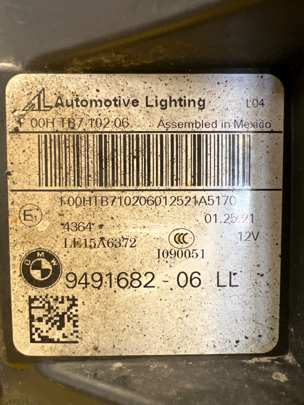 Phare droit BMW X3 G01 X4 G02 18- Full Led 9491682-06 Autolamps 3 Phare droit BMW X3 G01 X4 G02 18- Full Led 9491682-06