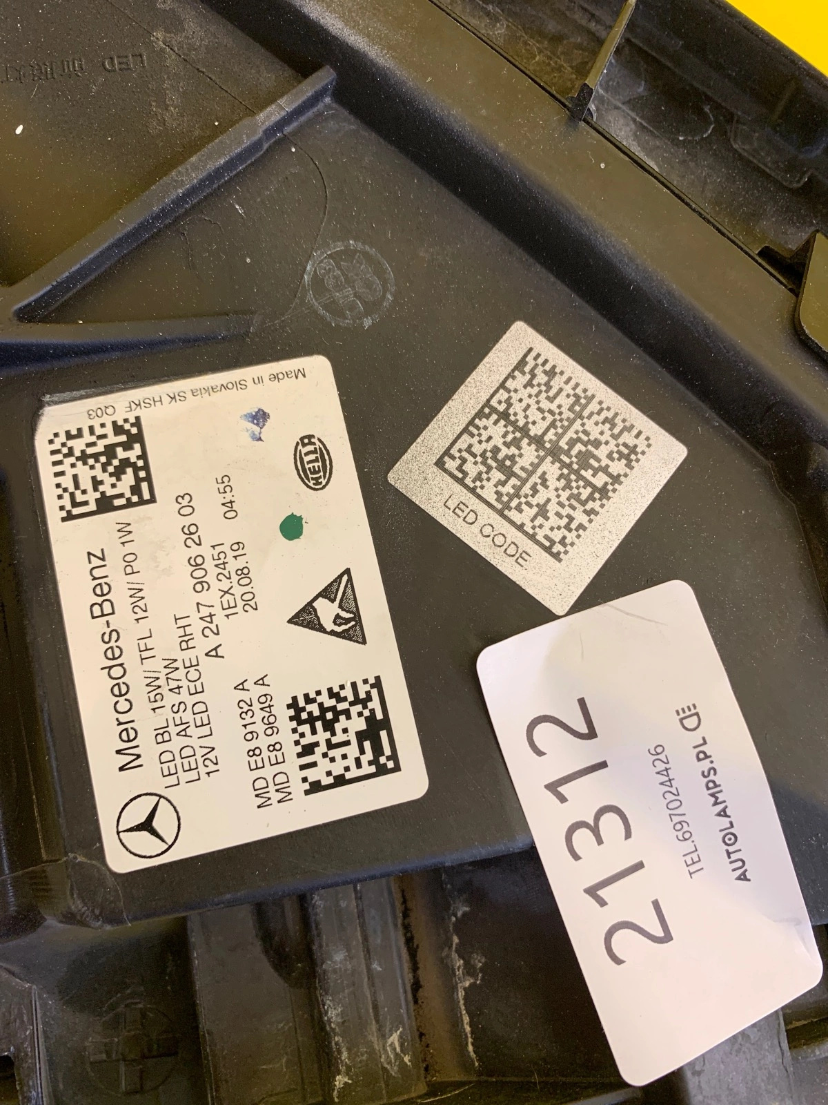 Phare droit Mercedes Classe B W247 Lift Full Led A2479062603 Autolamps 2 Phare droit Mercedes Classe B W247 Lift Full Led A2479062603