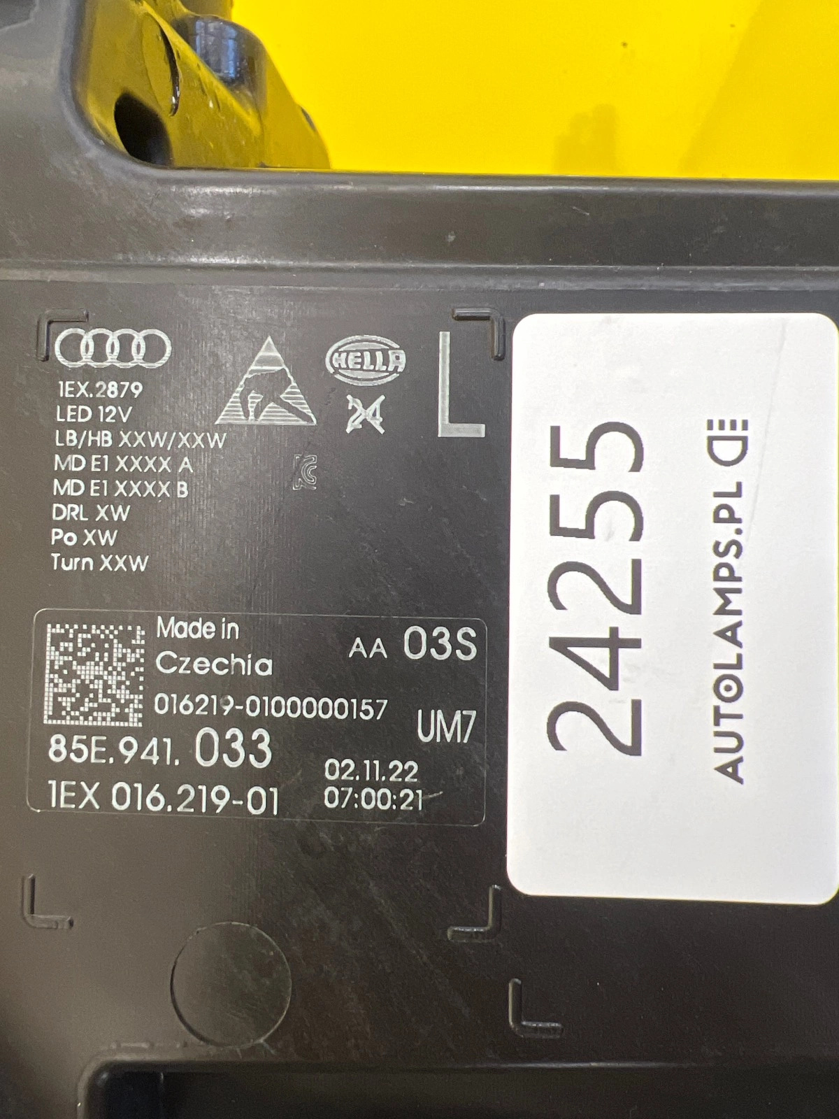 Phare gauche Audi A6 E-Tron Full Led 85E941033 Autolamps 2 Phare gauche Audi A6 E-Tron Full Led 85E941033