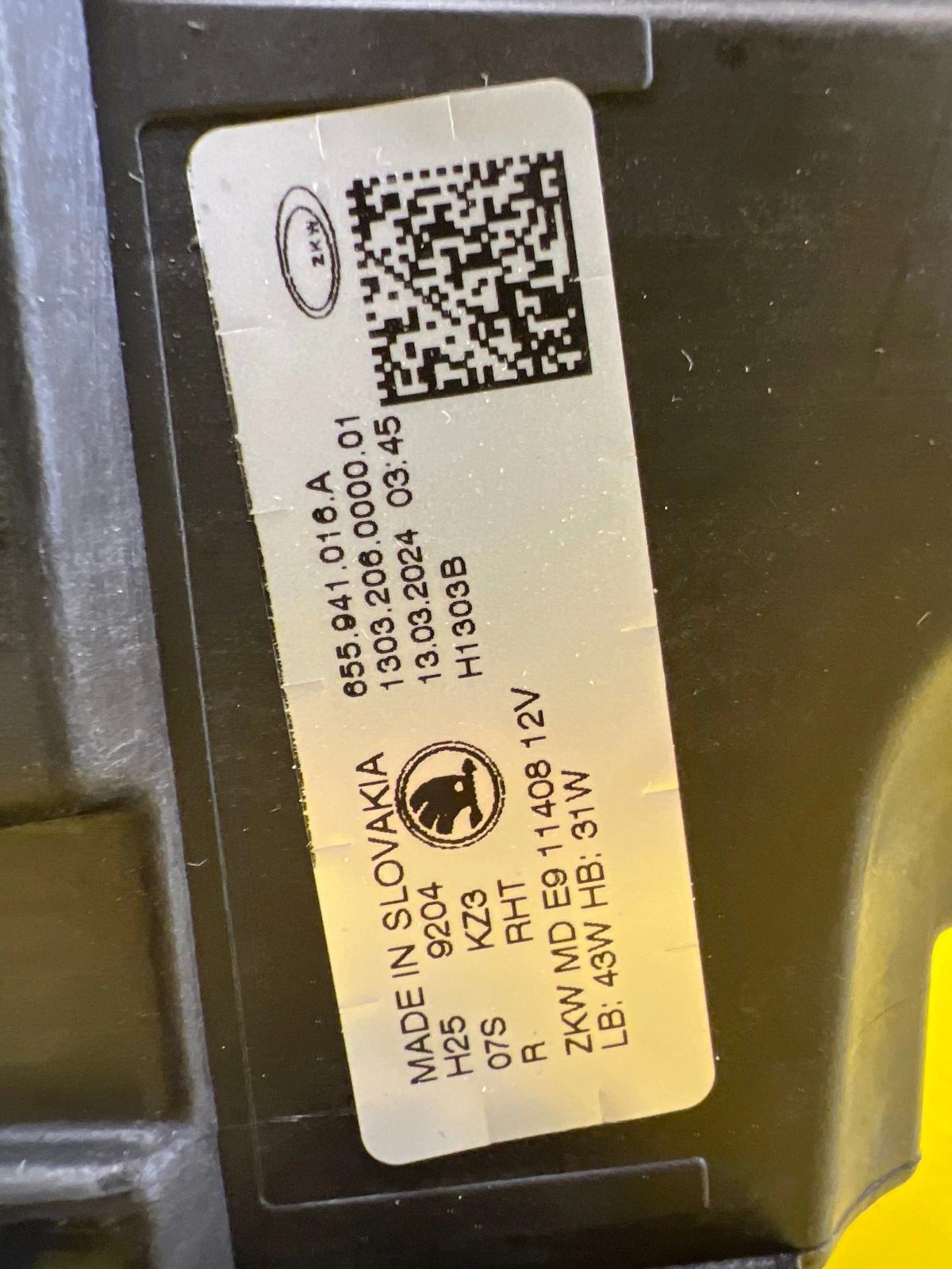 Phare droit Skoda Scala Full Led 657941016A Autolamps 3 Phare droit Skoda Scala Full Led 657941016A