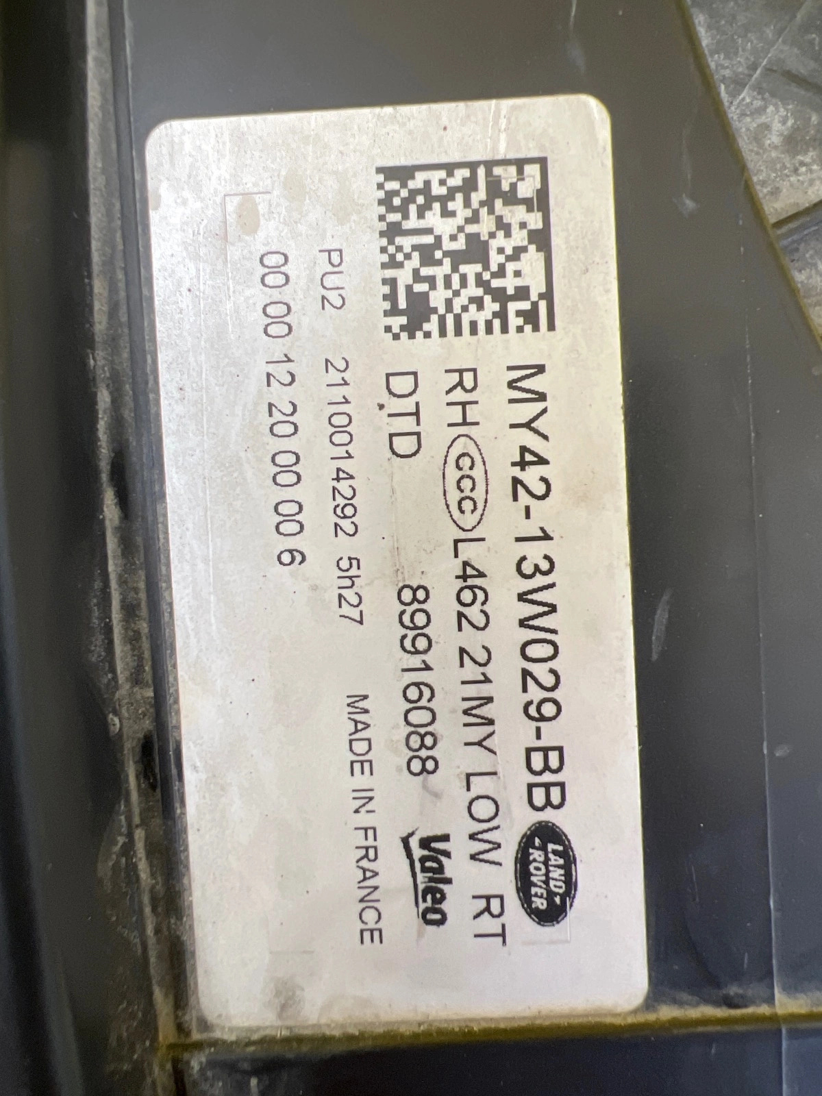 Phare droit Land Rover Discovery V 5 L462 MY42-13W029-BB 16- Autolamps 2 Phare droit Land Rover Discovery V 5 L462 MY42-13W029-BB 16-