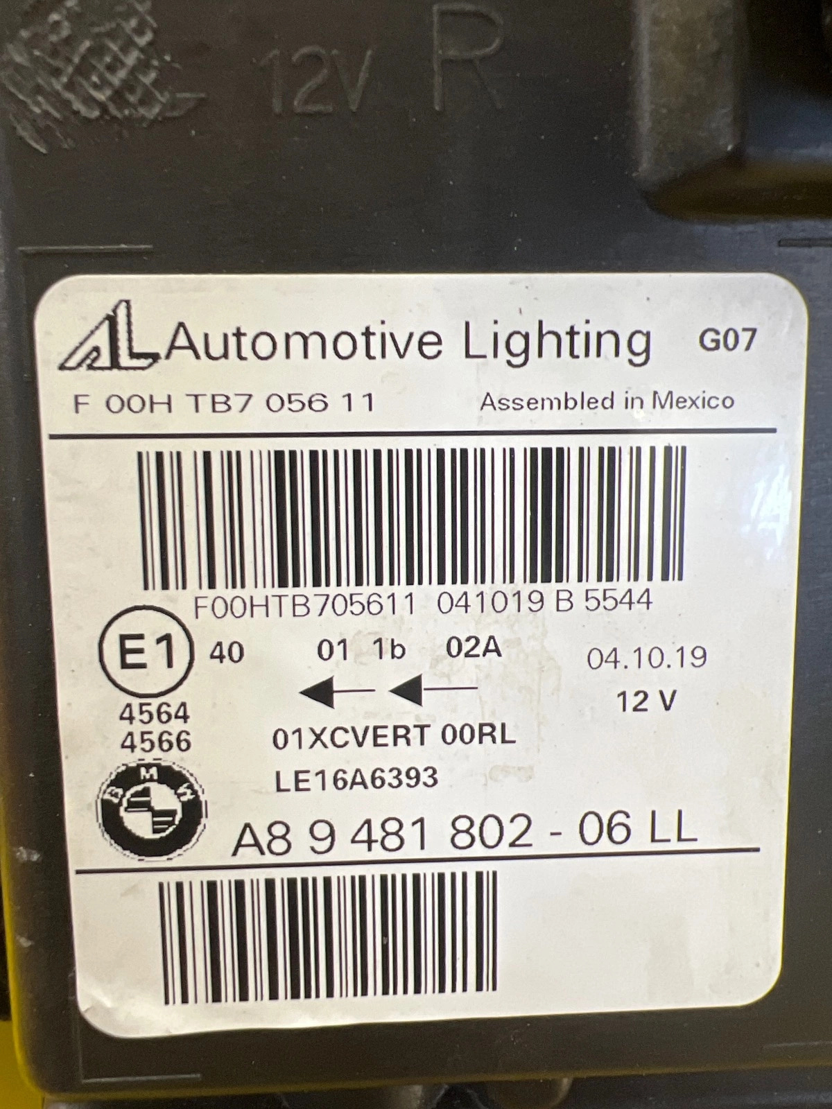 Phare avant droit BMW X7 G07 Laser 9481802-06 Autolamps 3 Phare avant droit BMW X7 G07 Laser 9481802-06