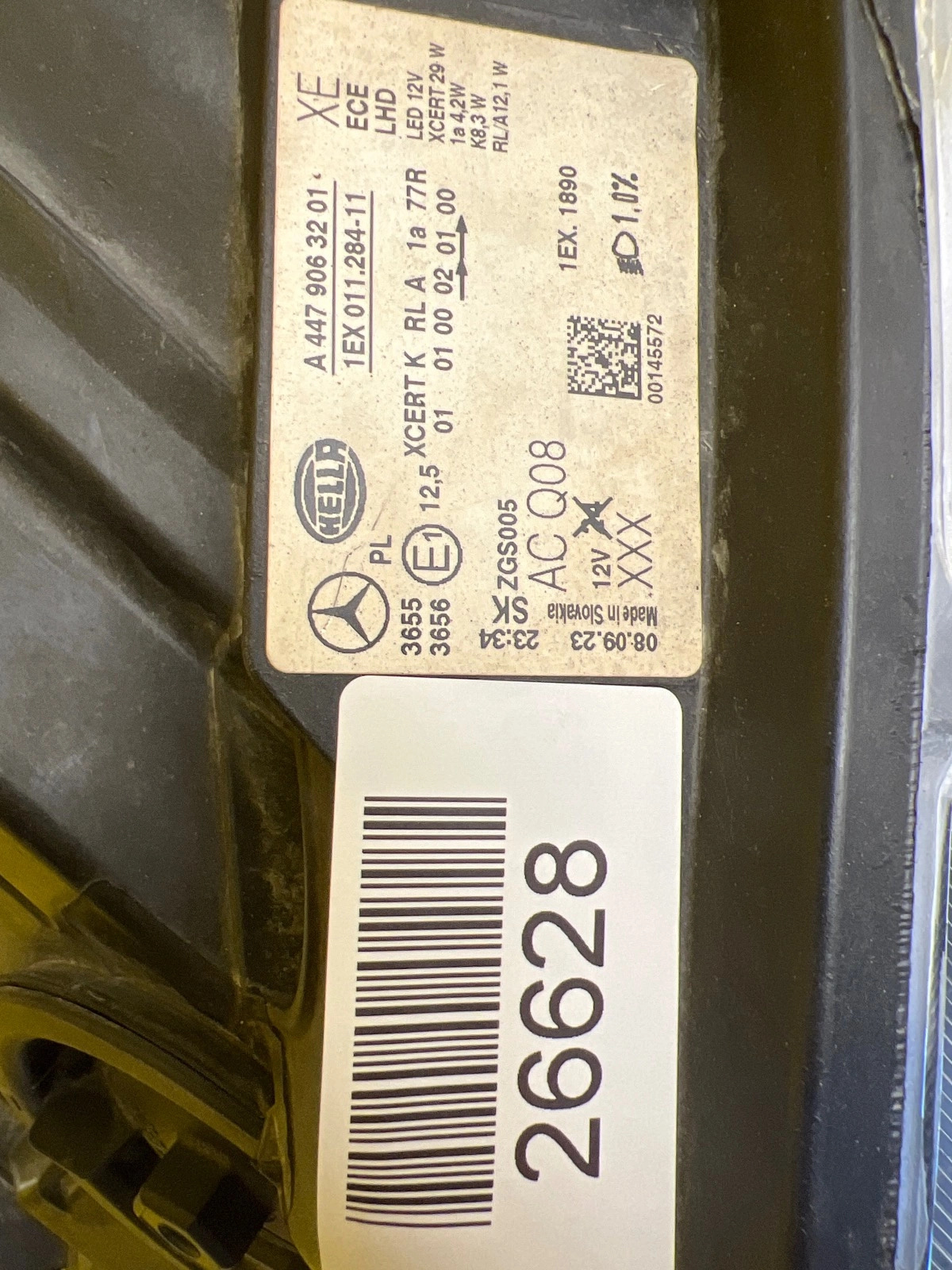 Phare gauche Mercedes EQV V-Class W447 Full Led A4479063201 Autolamps 2 Phare gauche Mercedes EQV V-Class W447 Full Led A4479063201