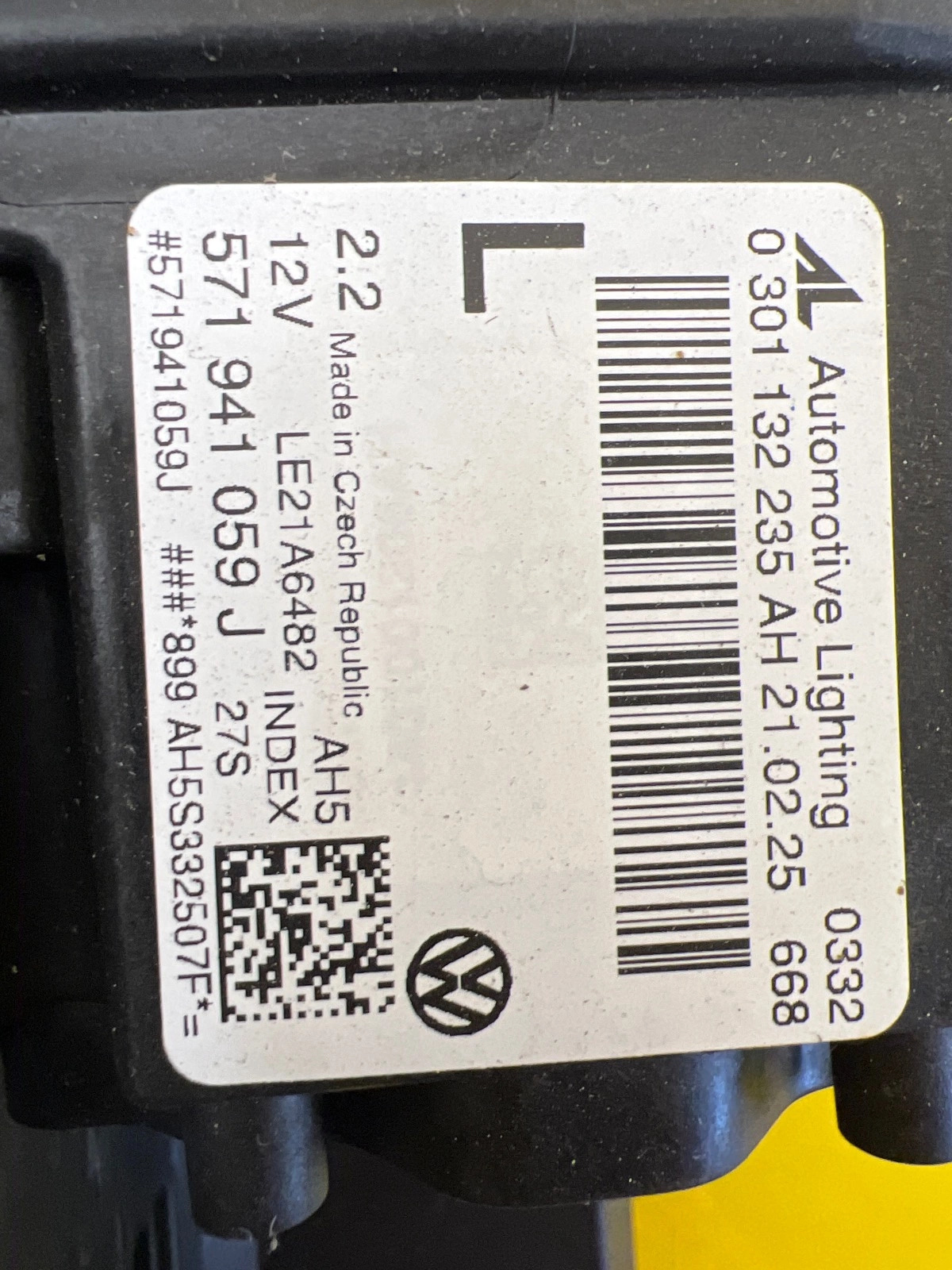 Phare avant gauche VW Tiguan 3 III 571 Full Led 571941059J Autolamps 2 Phare avant gauche VW Tiguan 3 III 571 Full Led 571941059J
