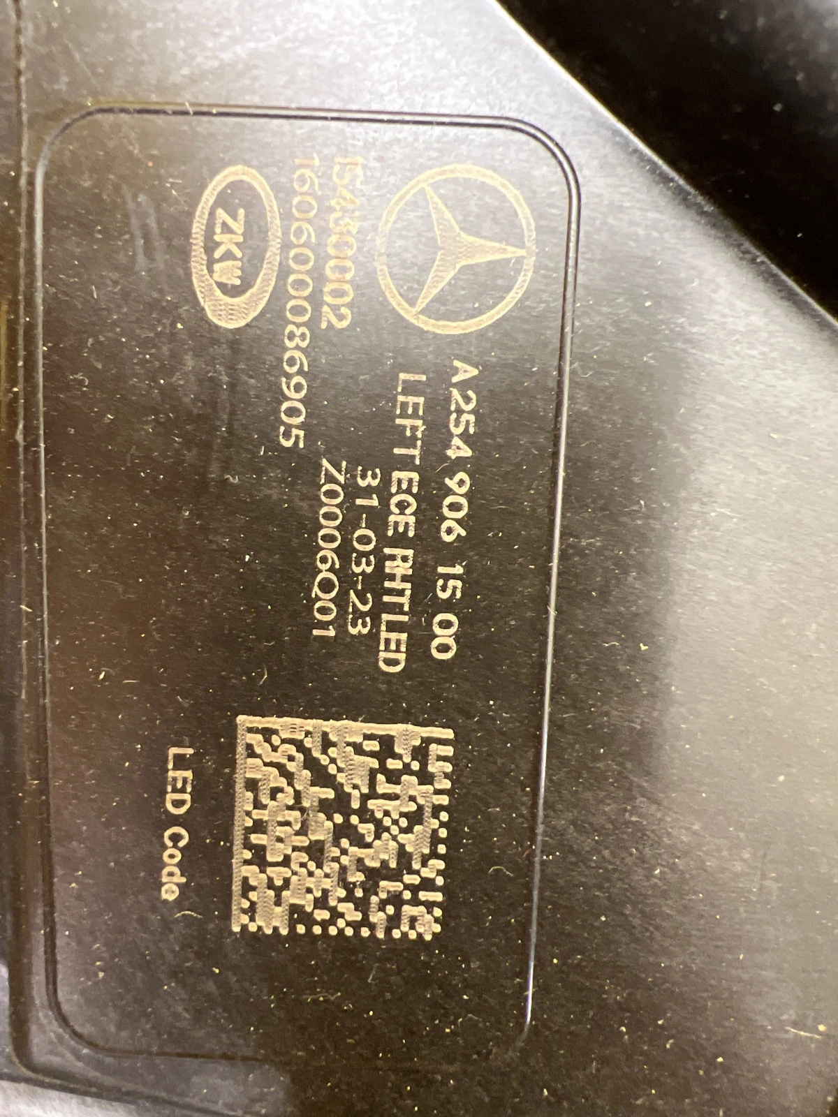 Phare gauche Mercedes GLC 254 W254 Full Led A2549061500 Autolamps 3 Phare gauche Mercedes GLC 254 W254 Full Led A2549061500