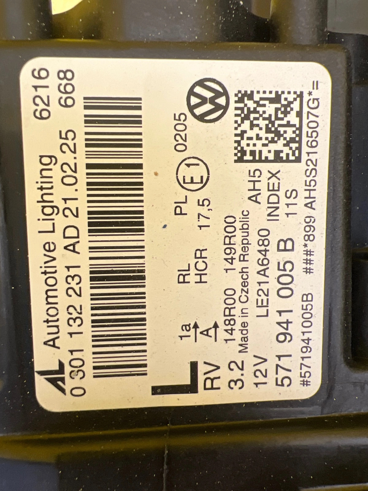 Phare avant gauche VW Tiguan III 3 571 Full Led 2024- 571941005B Autolamps 2 Phare avant gauche VW Tiguan III 3 571 Full Led 2024- 571941005B