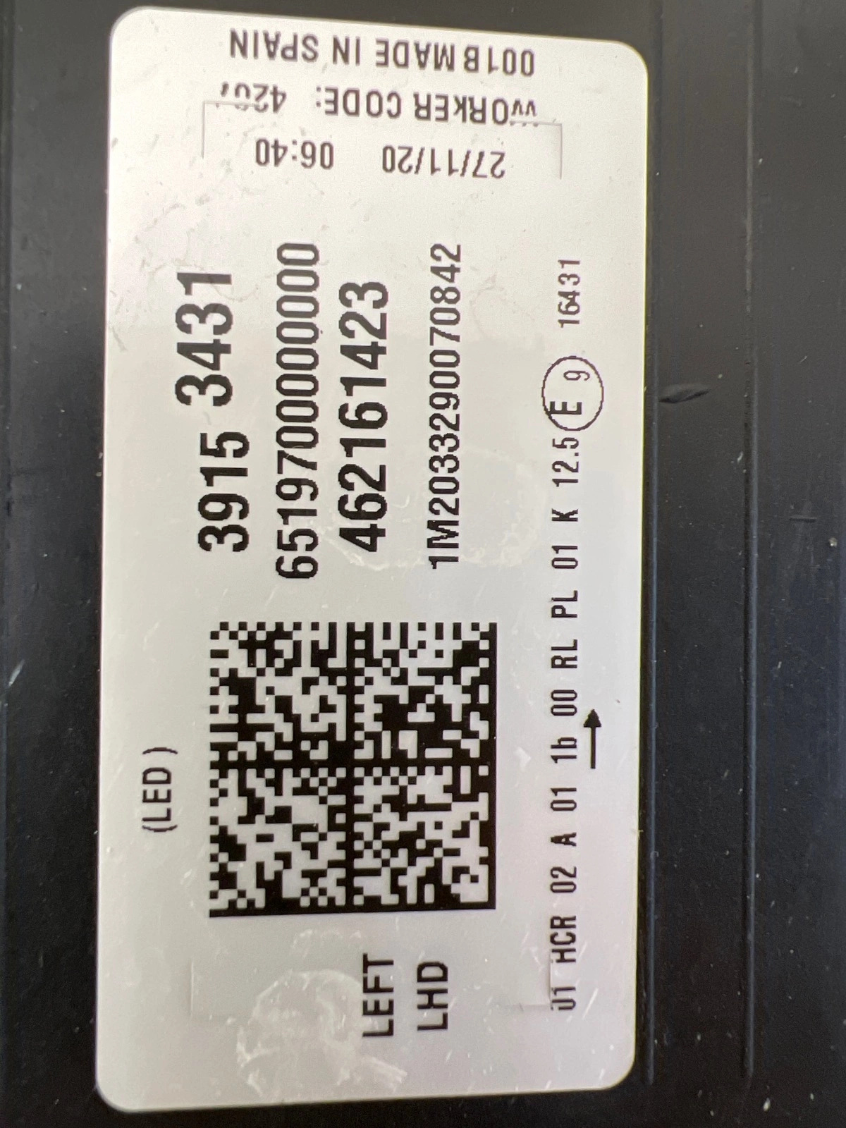 Phare gauche Opel Crossland X 17- Full Led 39153431 Autolamps 2 Phare gauche Opel Crossland X 17- Full Led 39153431