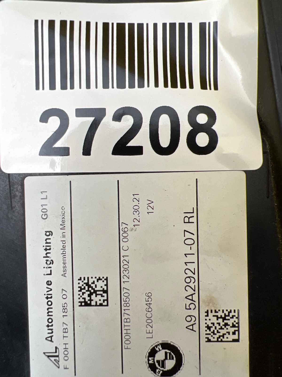 Phare gauche BMW X3 G01 X4 G02 Lift Noir 5A29211-07 Autolamps 2 Phare gauche BMW X3 G01 X4 G02 Lift Noir 5A29211-07