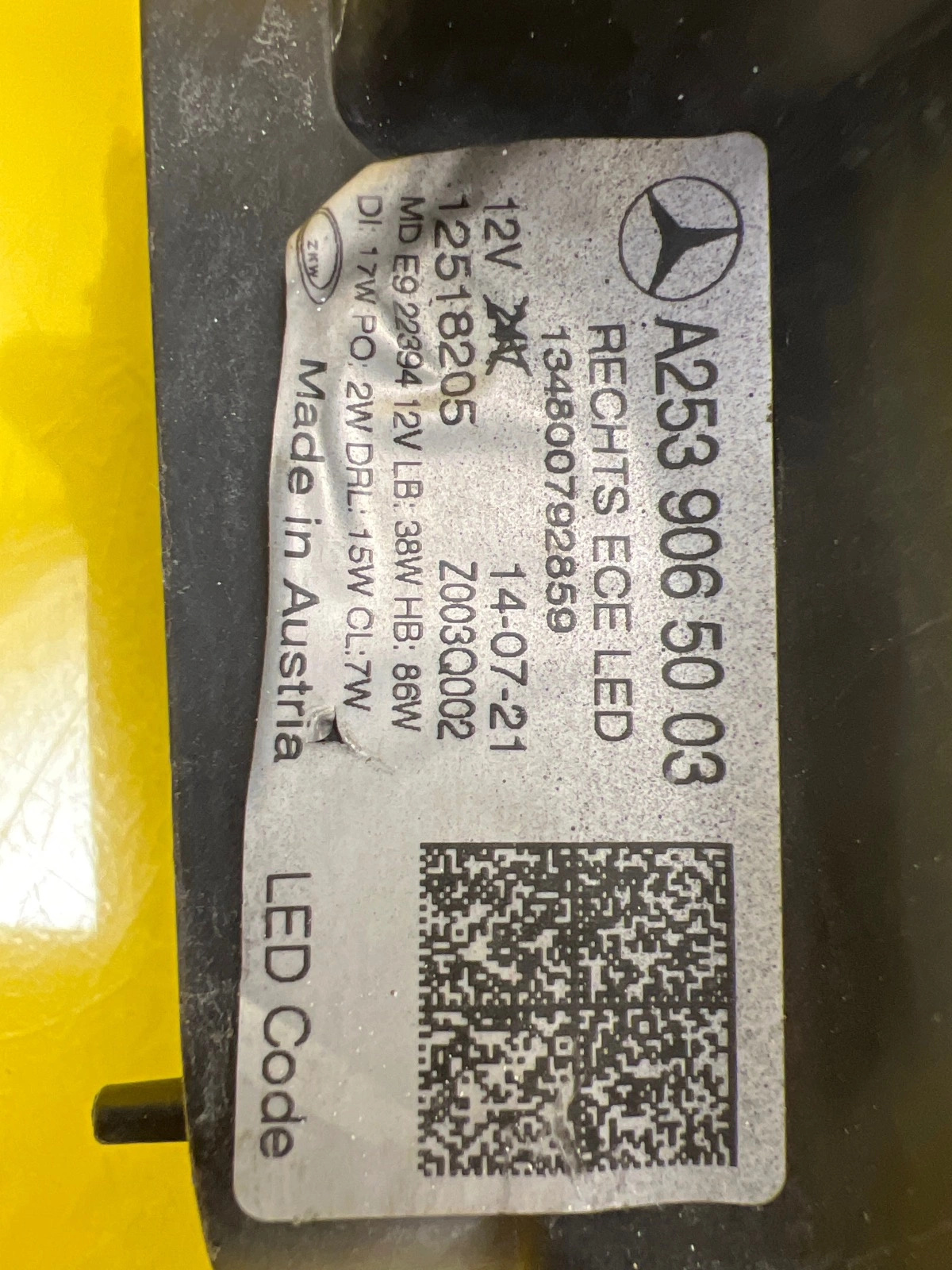 Phare droit Mercedes GLC W253 LIFT Full Led A2539065003 Autolamps 2 Phare droit Mercedes GLC W253 LIFT Full Led A2539065003