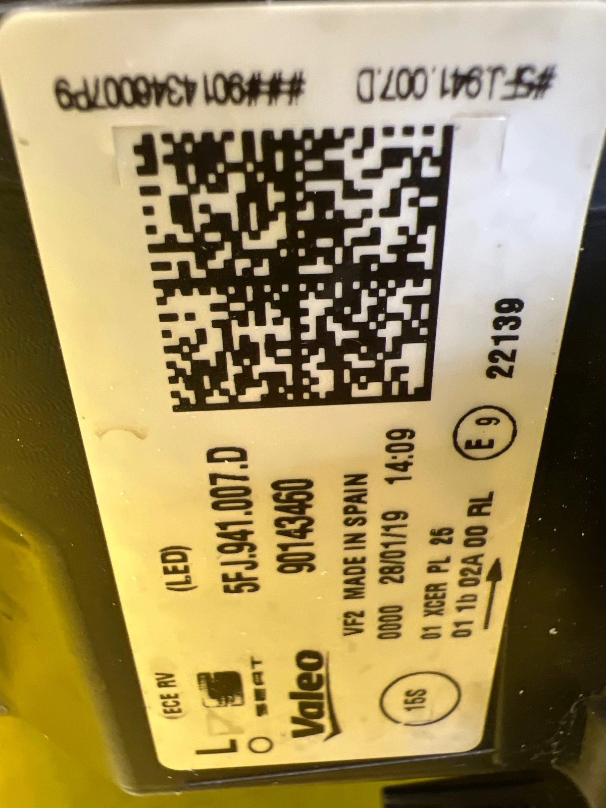 Phare avant gauche siège Tarraco 5FJ 18- Full Led 5FJ941007D Autolamps 3 Phare avant gauche siège Tarraco 5FJ 18- Full Led 5FJ941007D