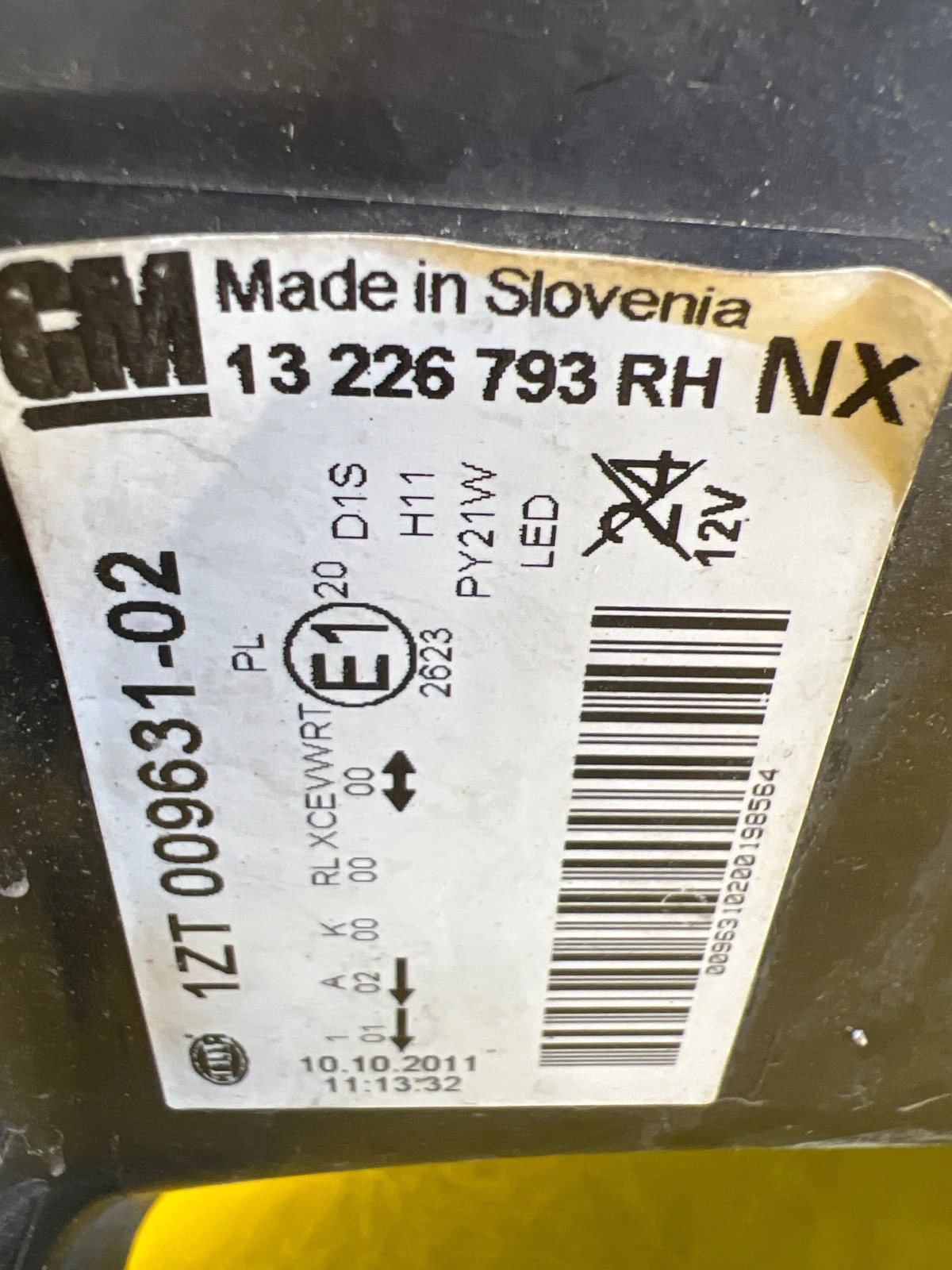 Phare droit Opel Insignia A Xenon 1ZT009631-02 Autolamps 2 Phare droit Opel Insignia A Xenon 1ZT009631-02