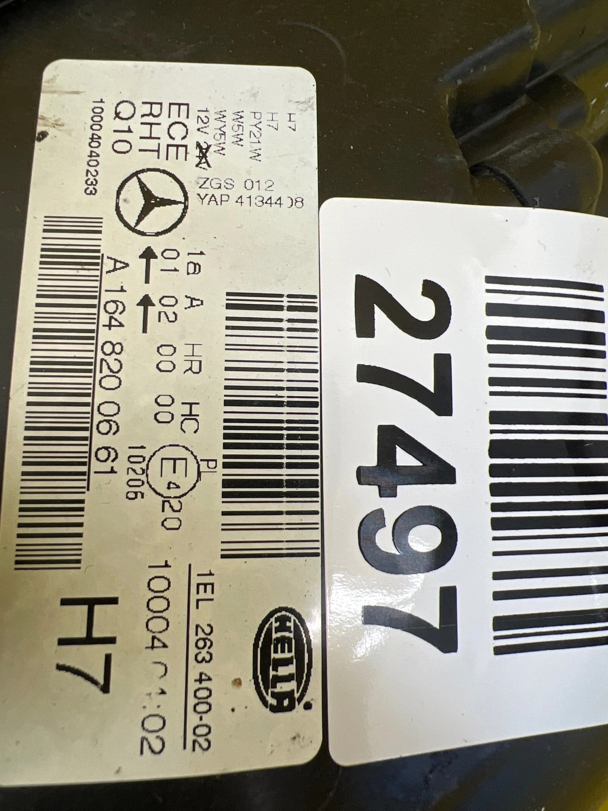 Phare avant droit Mercedes ML W164 Xenon A1648200661 Autolamps 2 Phare avant droit Mercedes ML W164 Xenon A1648200661