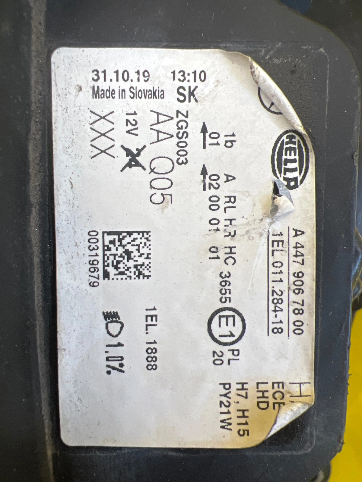 Phare droit Mercedes Classe V W447 A4479067800 Autolamps 2 Phare droit Mercedes Classe V W447 A4479067800