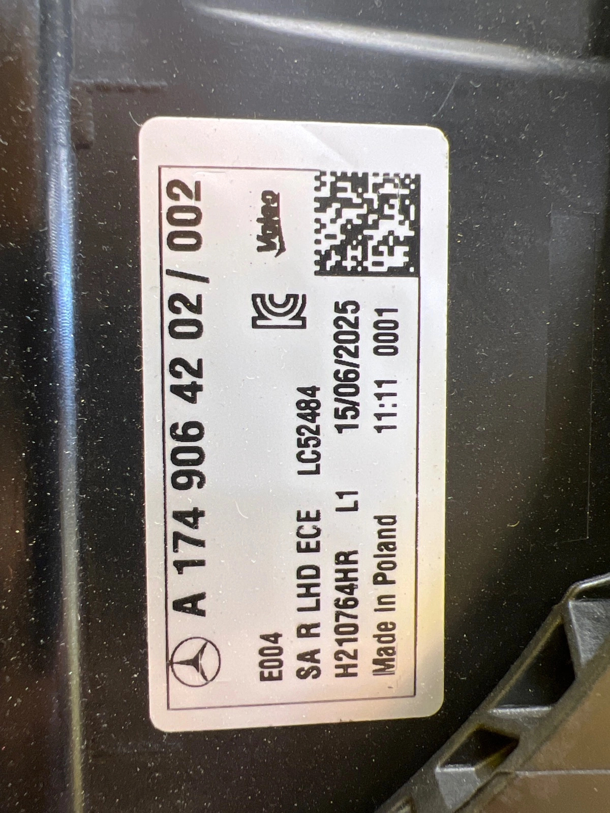 Phare droit Mercedes CLA C174 III 25- Full Led Multibeam A1749064202 Autolamps 3 Phare droit Mercedes CLA C174 III 25- Full Led Multibeam A1749064202