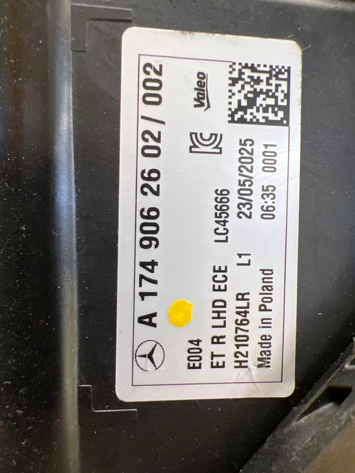 Phare droit Mercedes CLA III W174 C174 Multibeam Led A1749062602 Autolamps 3 Phare droit Mercedes CLA III W174 C174 Multibeam Led A1749062602