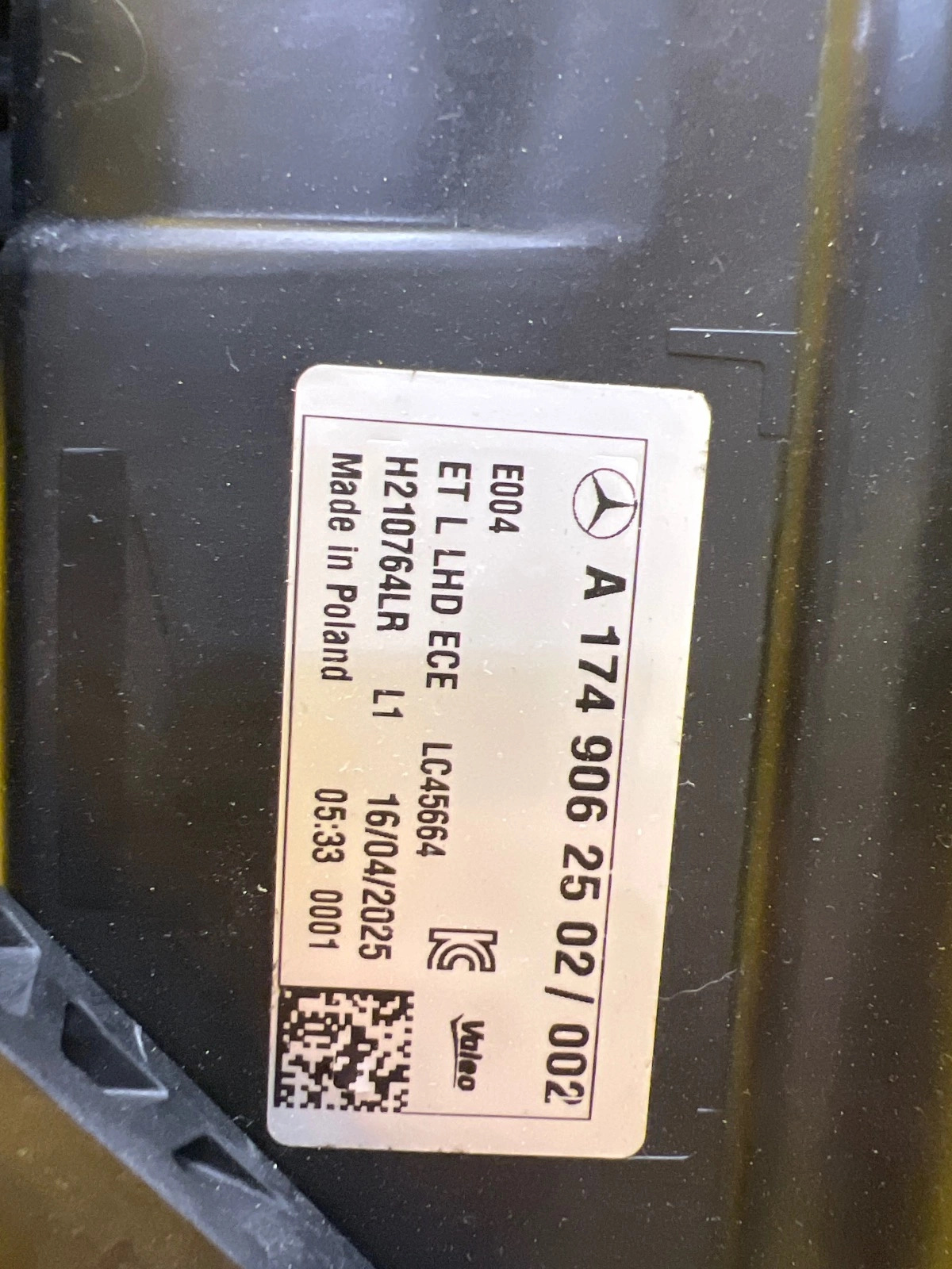 Phare droit Mercedes CLA III W174 C174 Multibeam Led A1749062602 Autolamps 3 Phare droit Mercedes CLA III W174 C174 Multibeam Led A1749062602