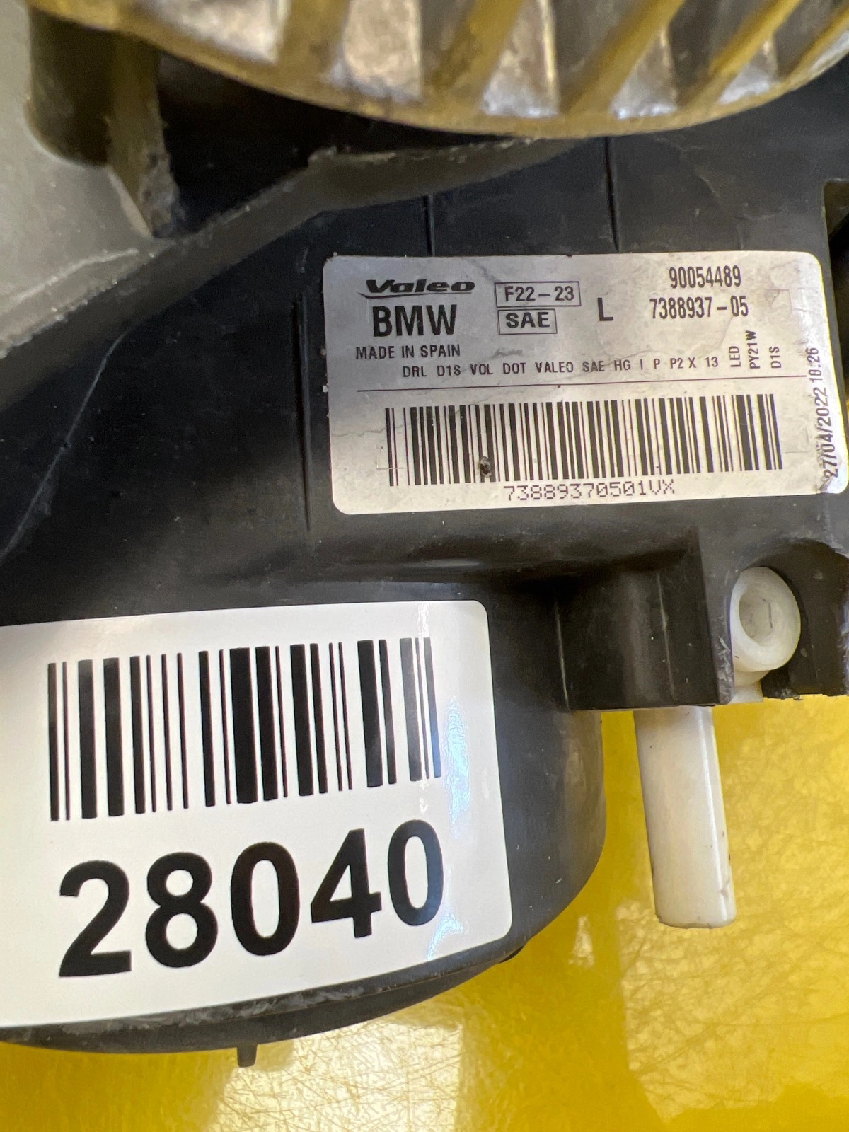 Phare avant gauche BMW 2 F22 F23 Xenon 7388937-05 USA Autolamps 2 Phare avant gauche BMW 2 F22 F23 Xenon 7388937-05 USA